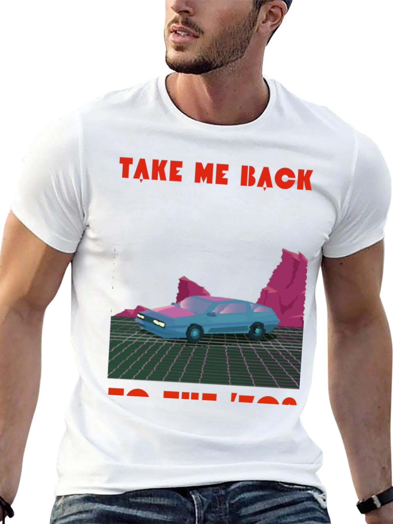 Retro 80s Car Graphic Tee