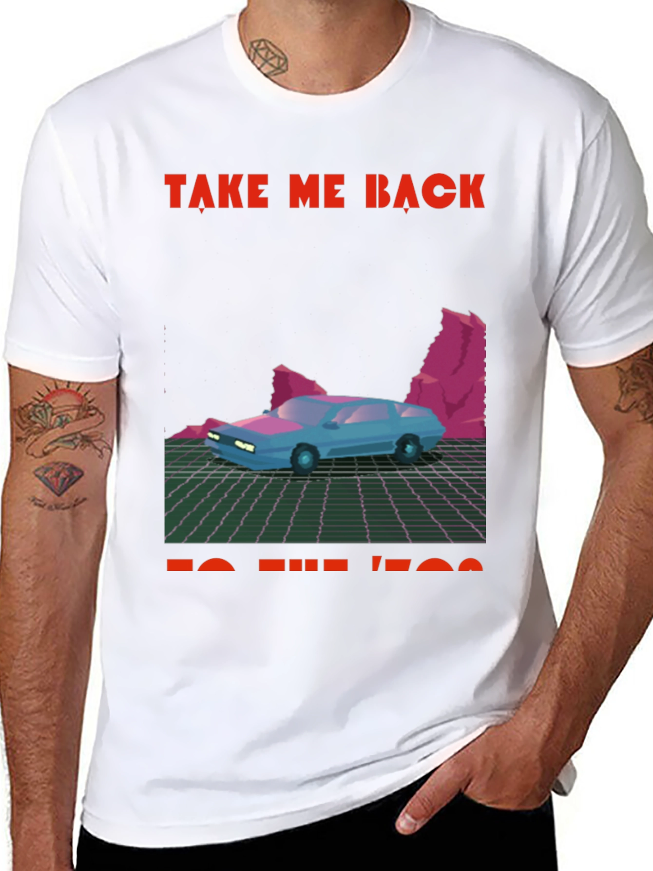 Retro 80s Car Graphic Tee
