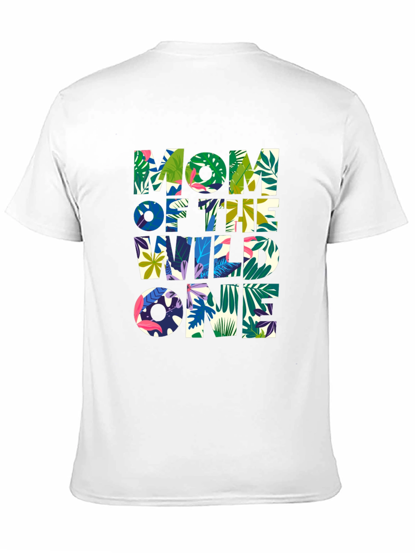 Mom Of The Wild One Jungle Graphic T-Shirt