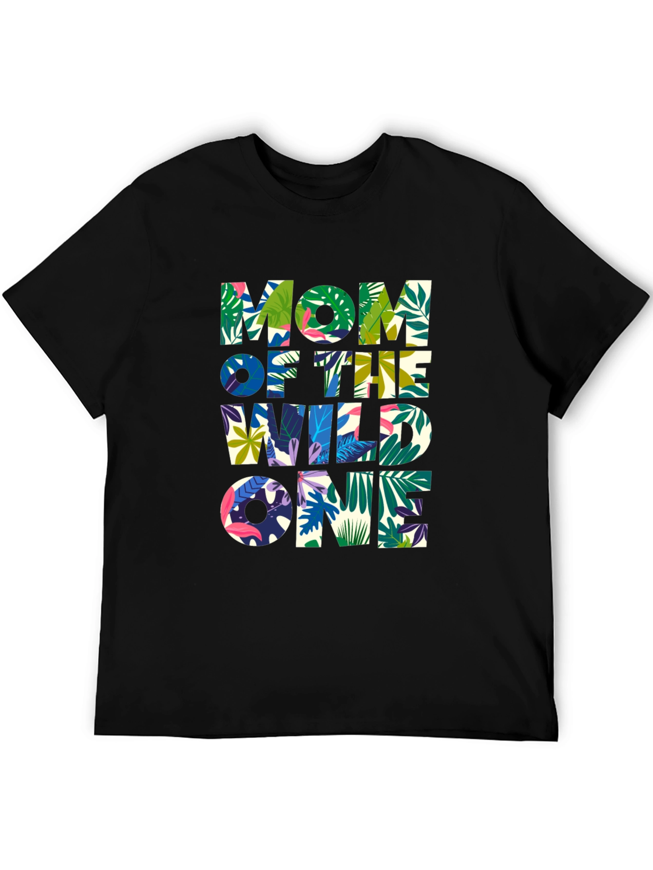 Mom Of The Wild One Jungle Graphic T-Shirt