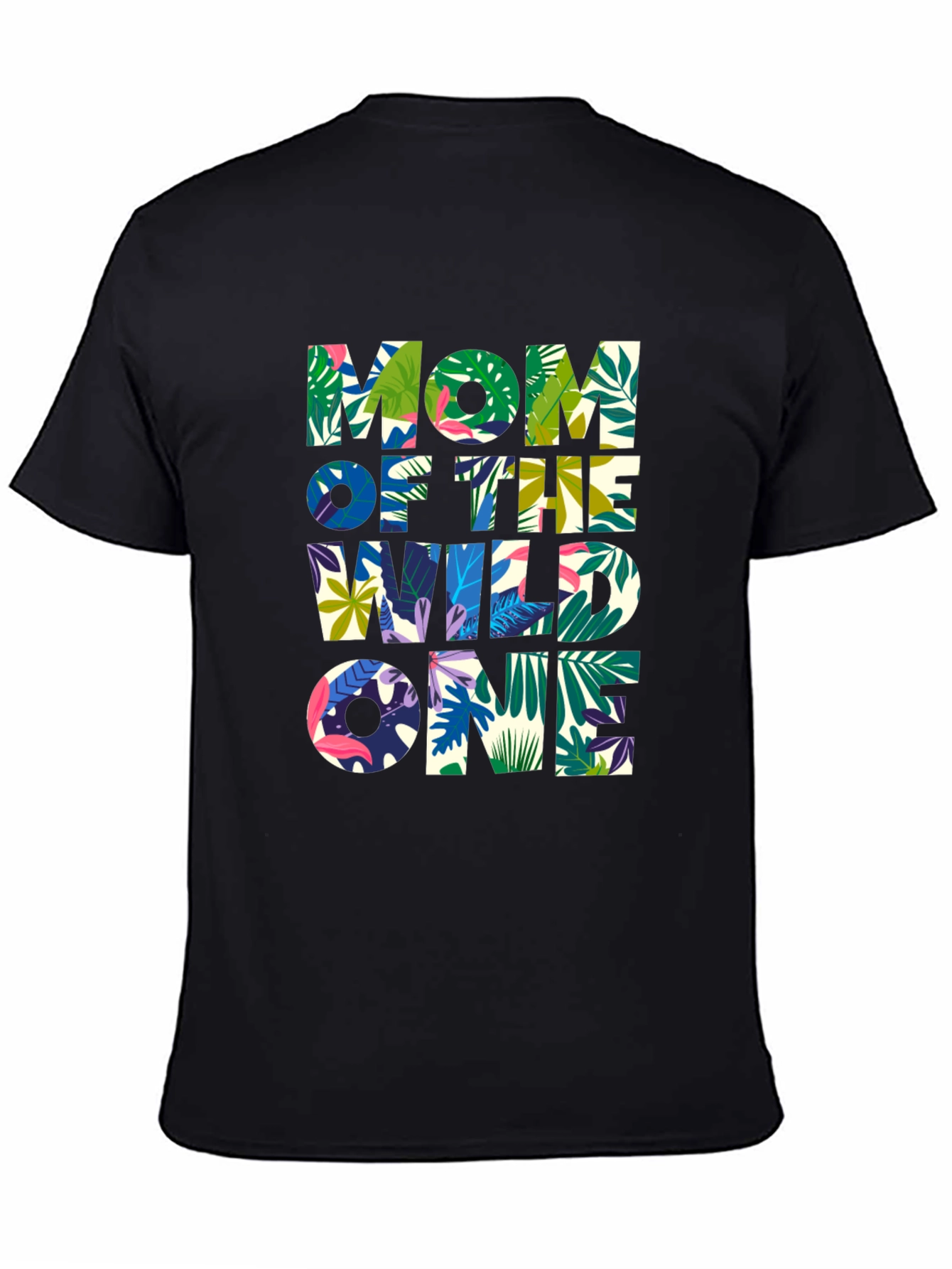 Mom Of The Wild One Jungle Graphic T-Shirt