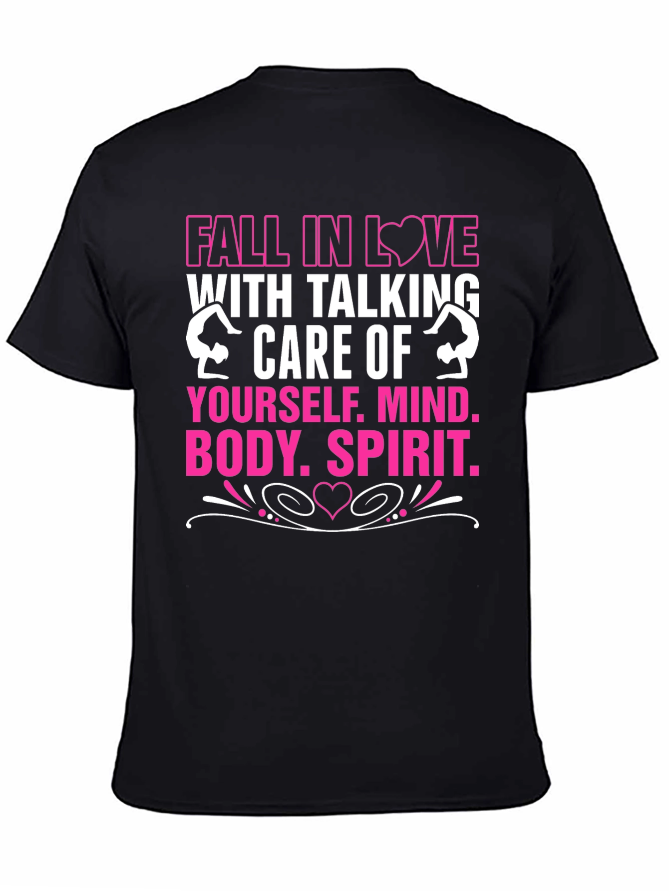 Fall in Love Self-Care T-Shirt Black