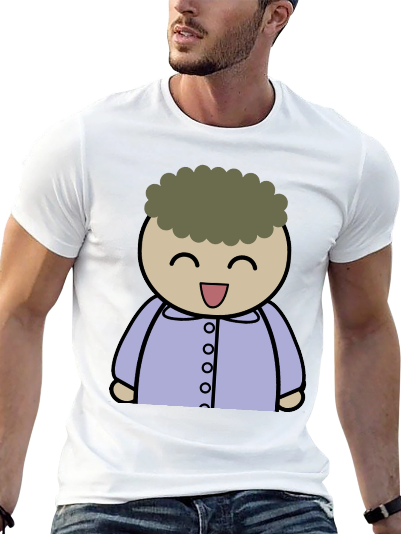 Cartoon Character Graphic T-Shirt