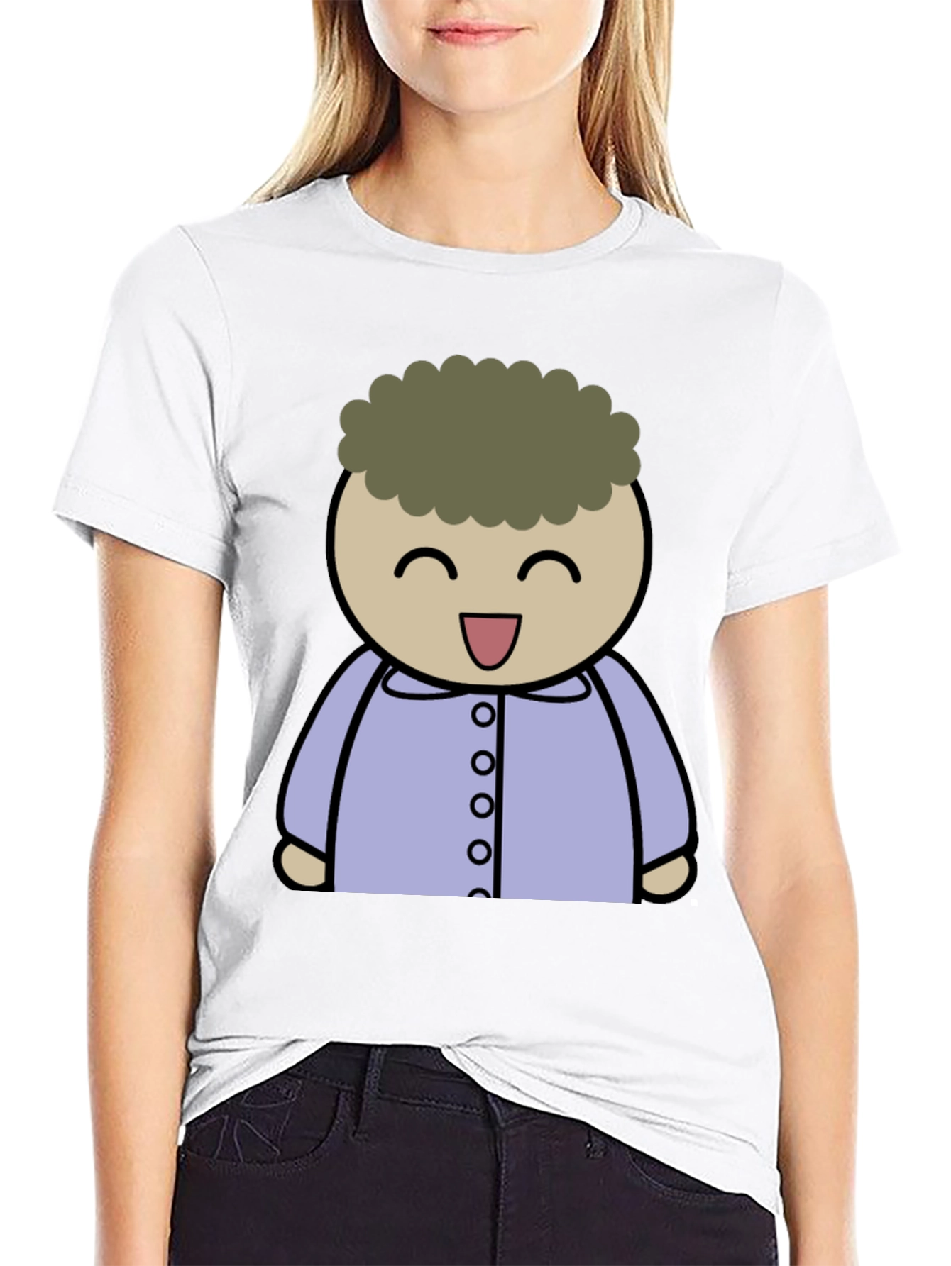 Cartoon Character Graphic T-Shirt