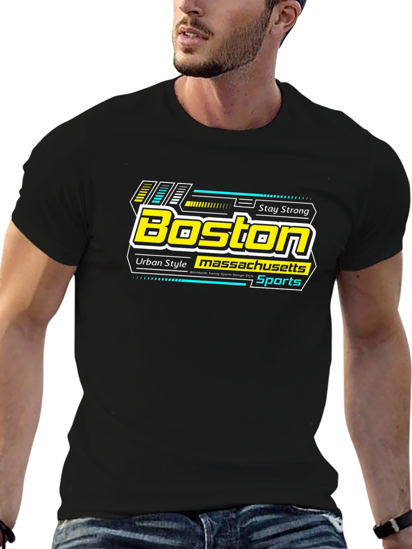 Boston Massachusetts Sports Graphic Tee