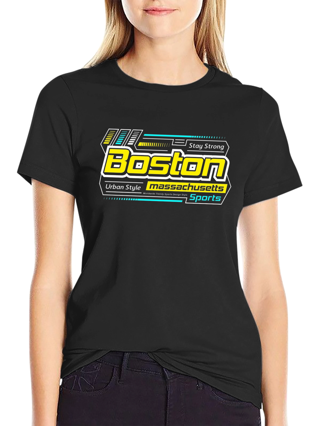 Boston Massachusetts Sports Graphic Tee