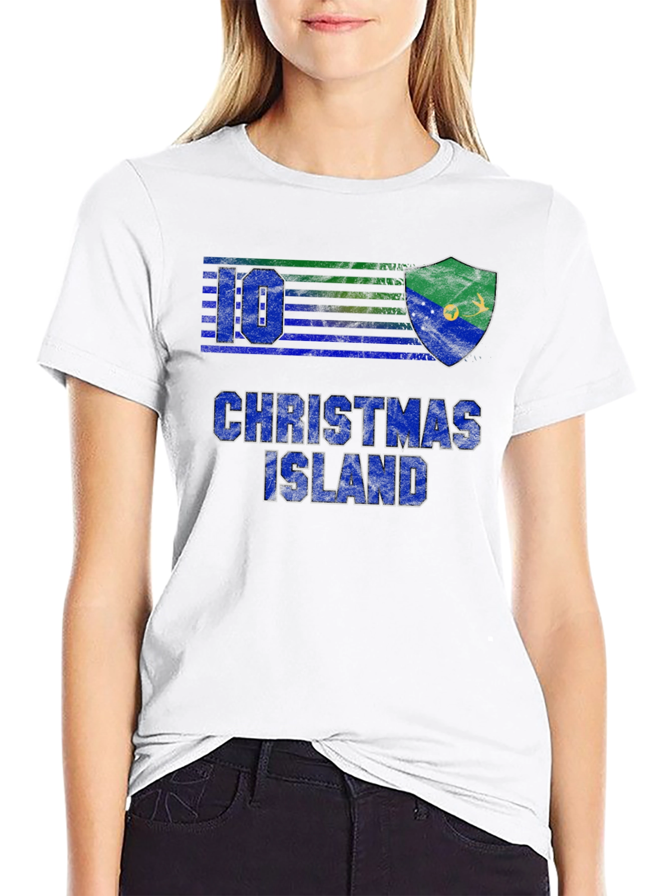 Christmas Island Jersey Style T-Shirt