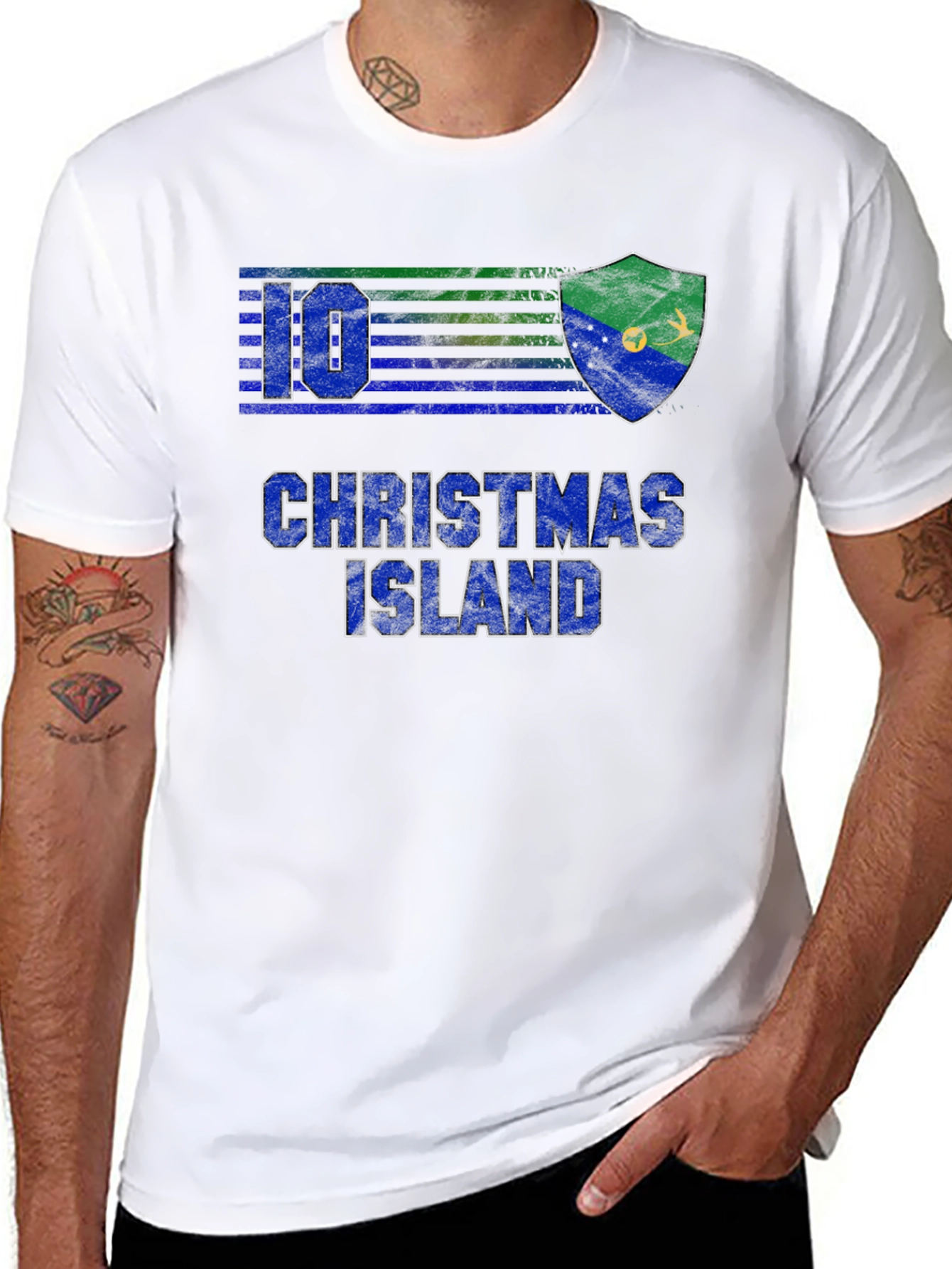 Christmas Island Jersey Style T-Shirt