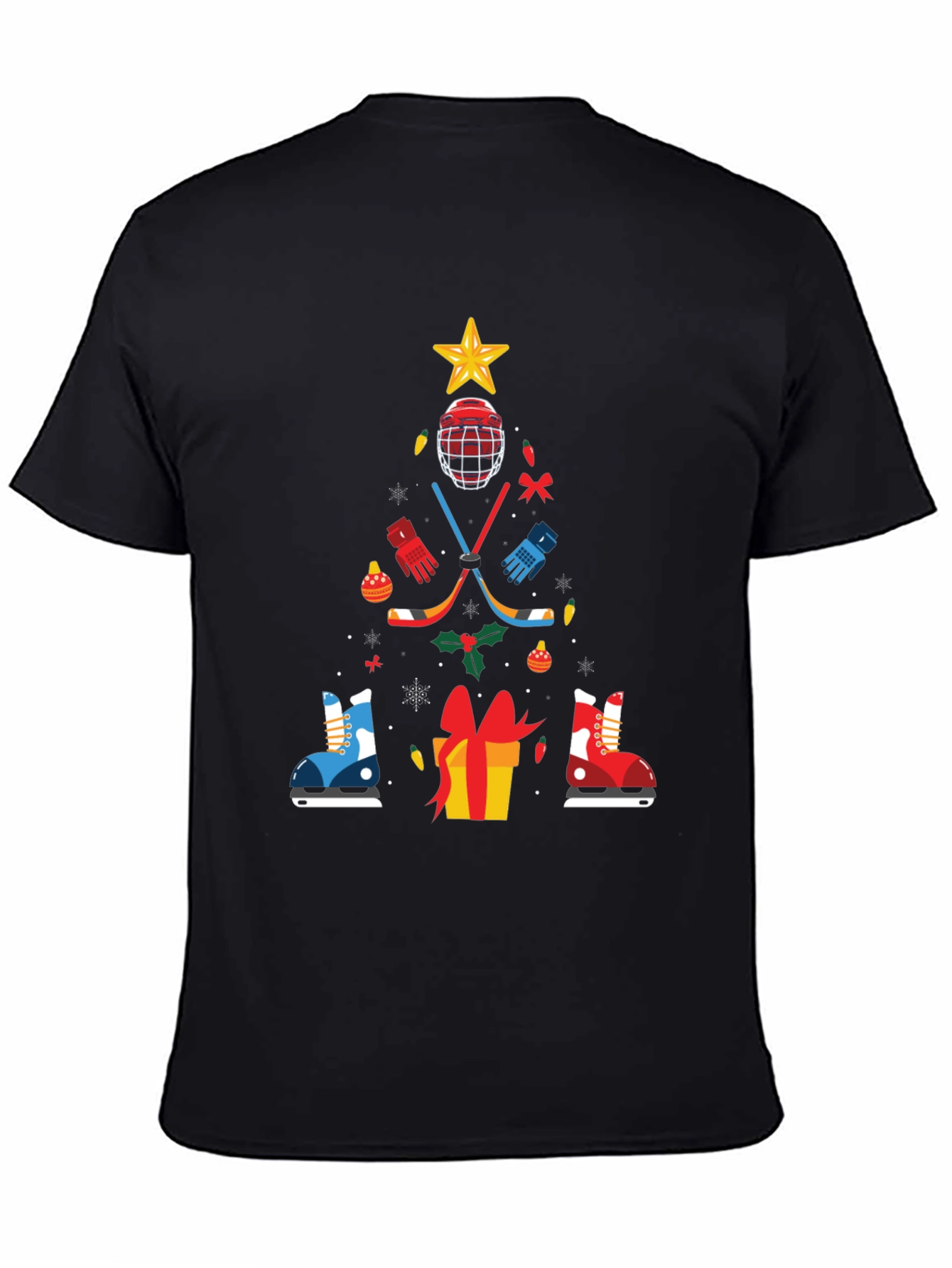 Hockey Christmas Tree T-Shirt