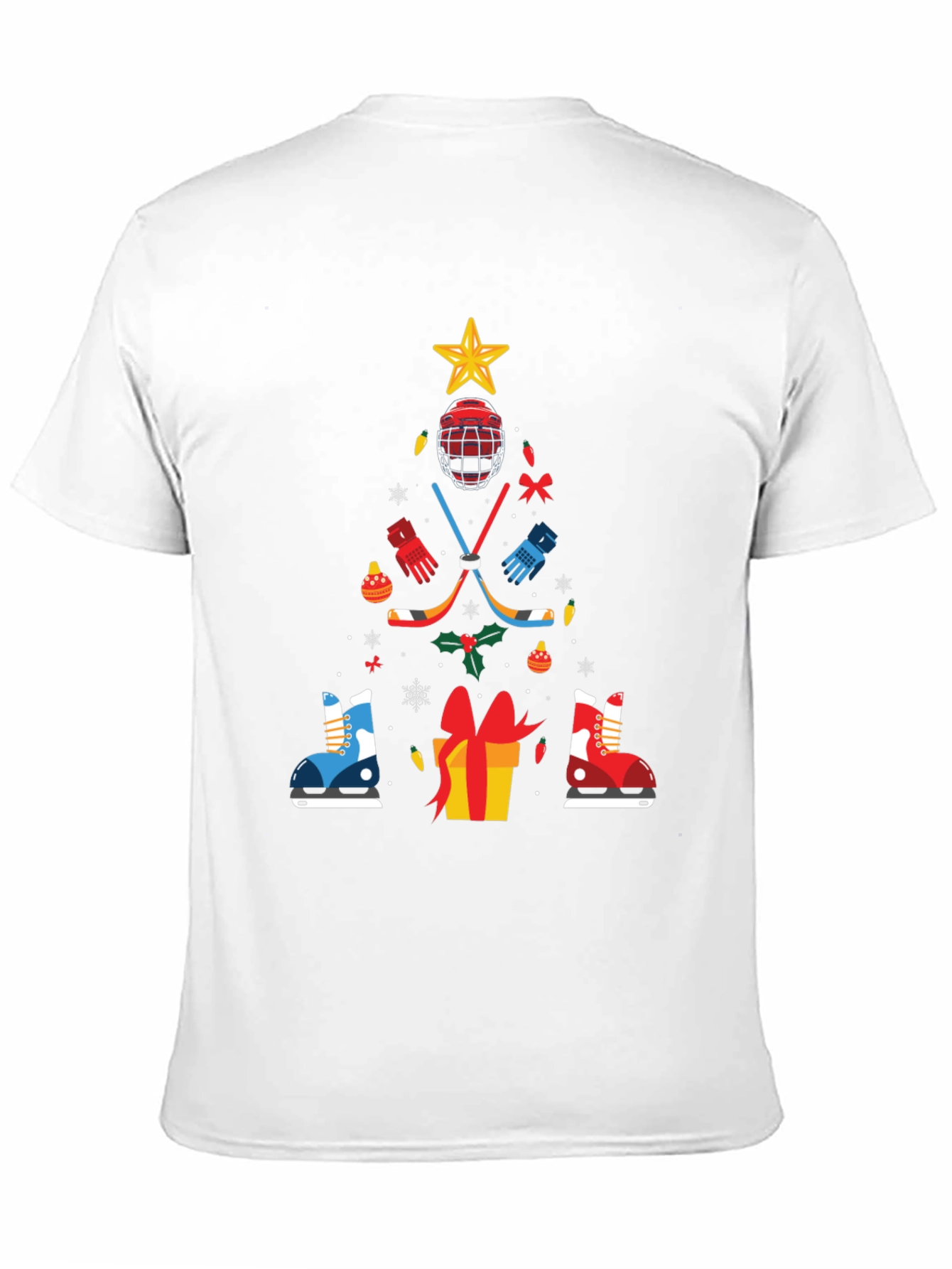 Hockey Christmas Tree T-Shirt