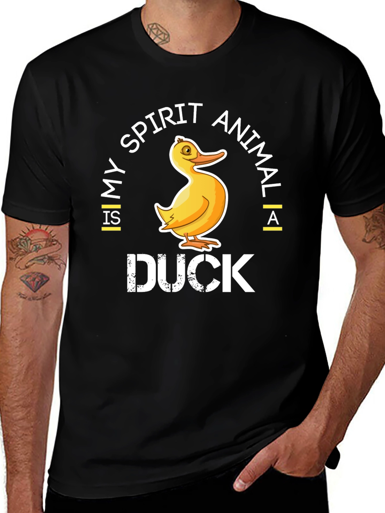 My Spirit Animal Is A Duck Funny T-Shirt