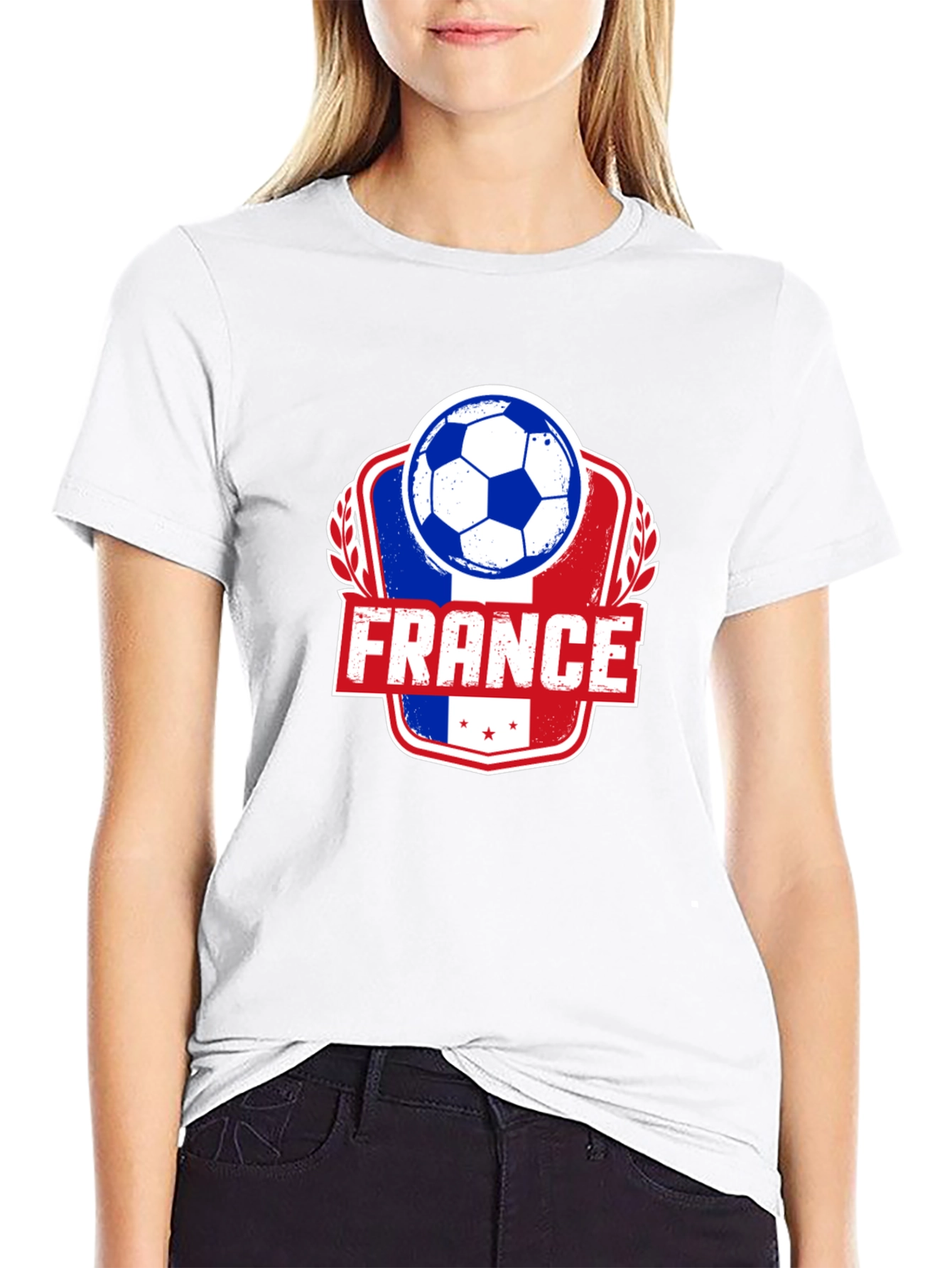 France Soccer Ball T-Shirt - Mens Graphic Tee