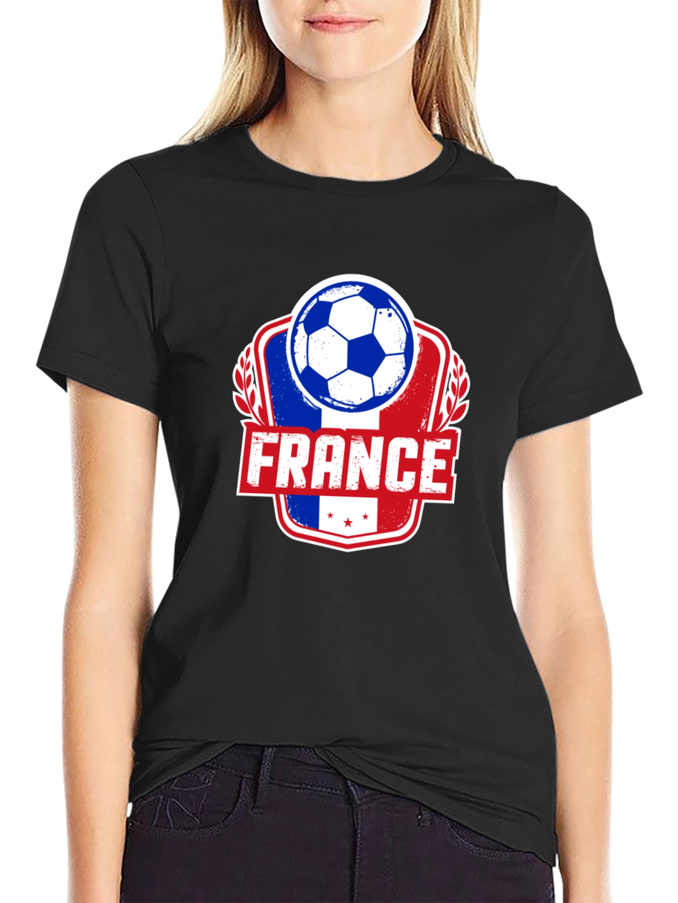 France Soccer Ball T-Shirt - Mens Graphic Tee