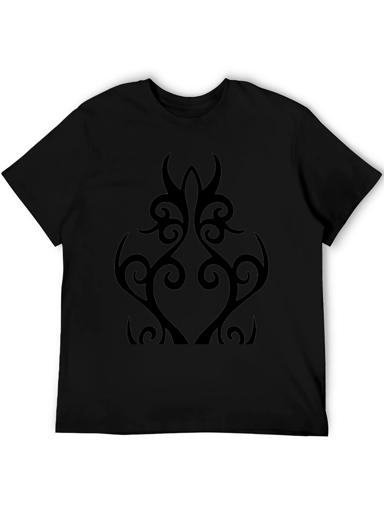 Tribal Graphic Black T-Shirt - Stylish Casual Wear