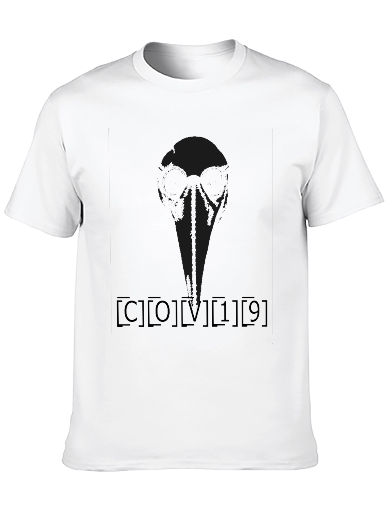 COVID-19 Plague Doctor T-Shirt - Black