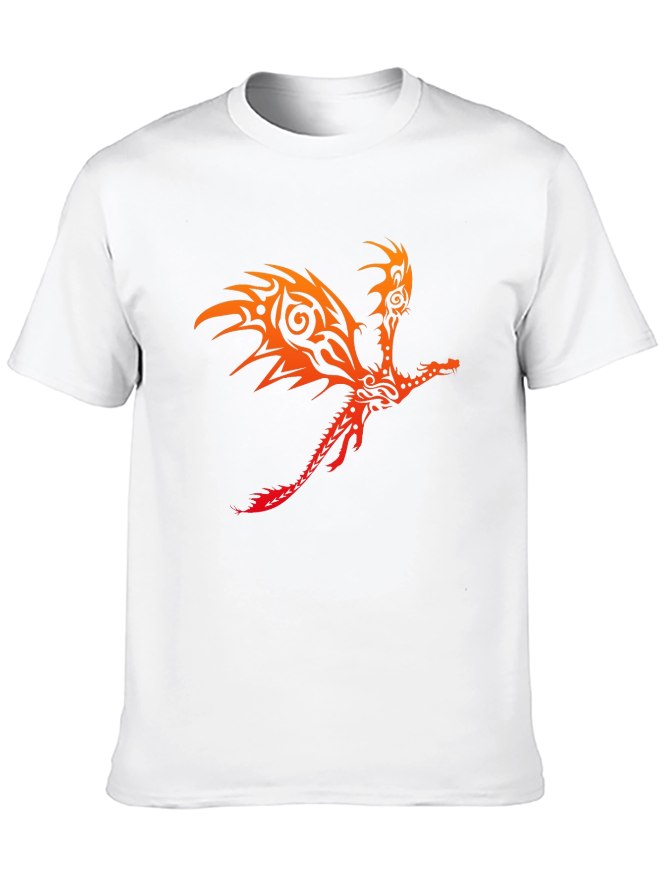Tribal Dragon Graphic T-Shirt - Bold & Unique Design