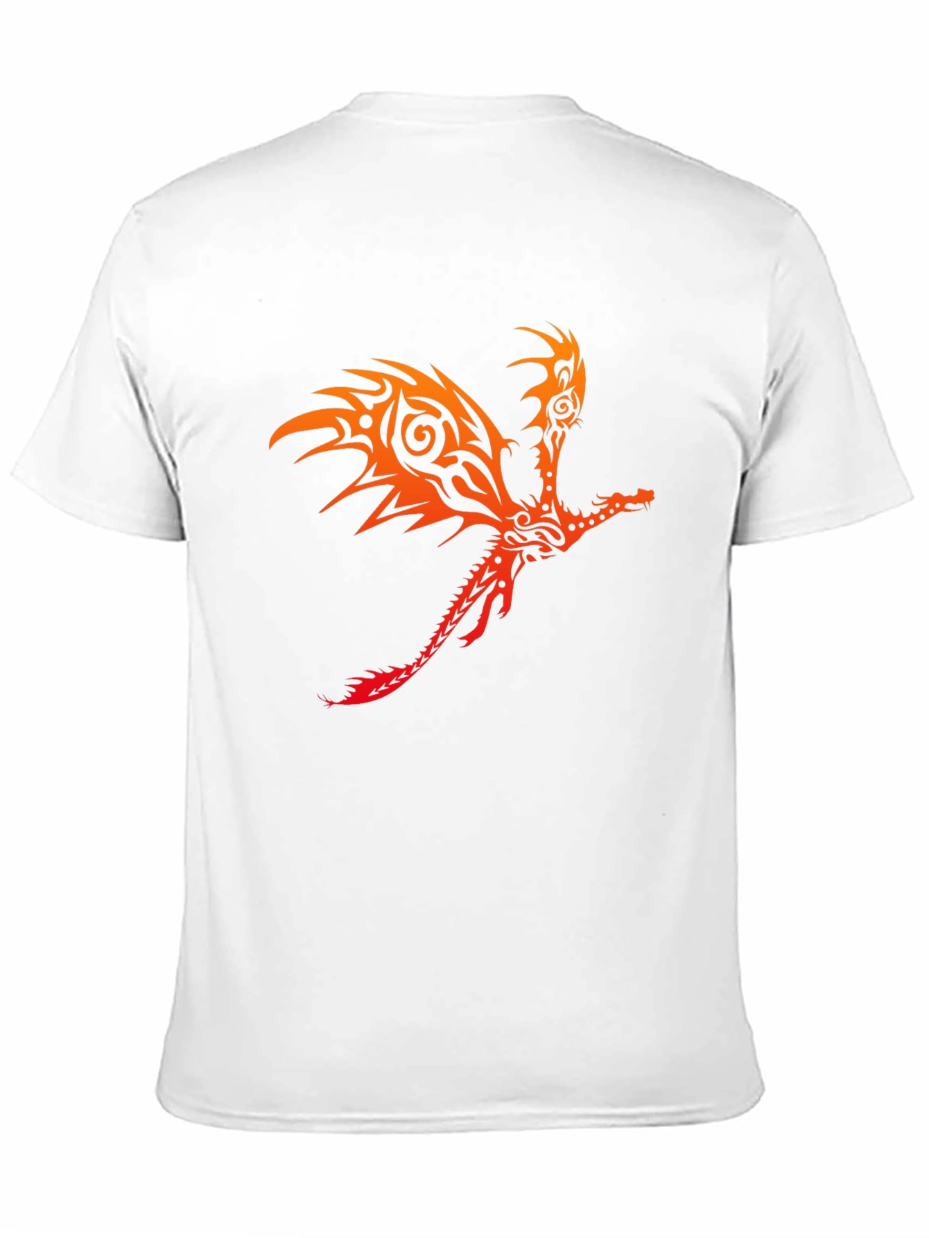 Tribal Dragon Graphic T-Shirt - Bold & Unique Design