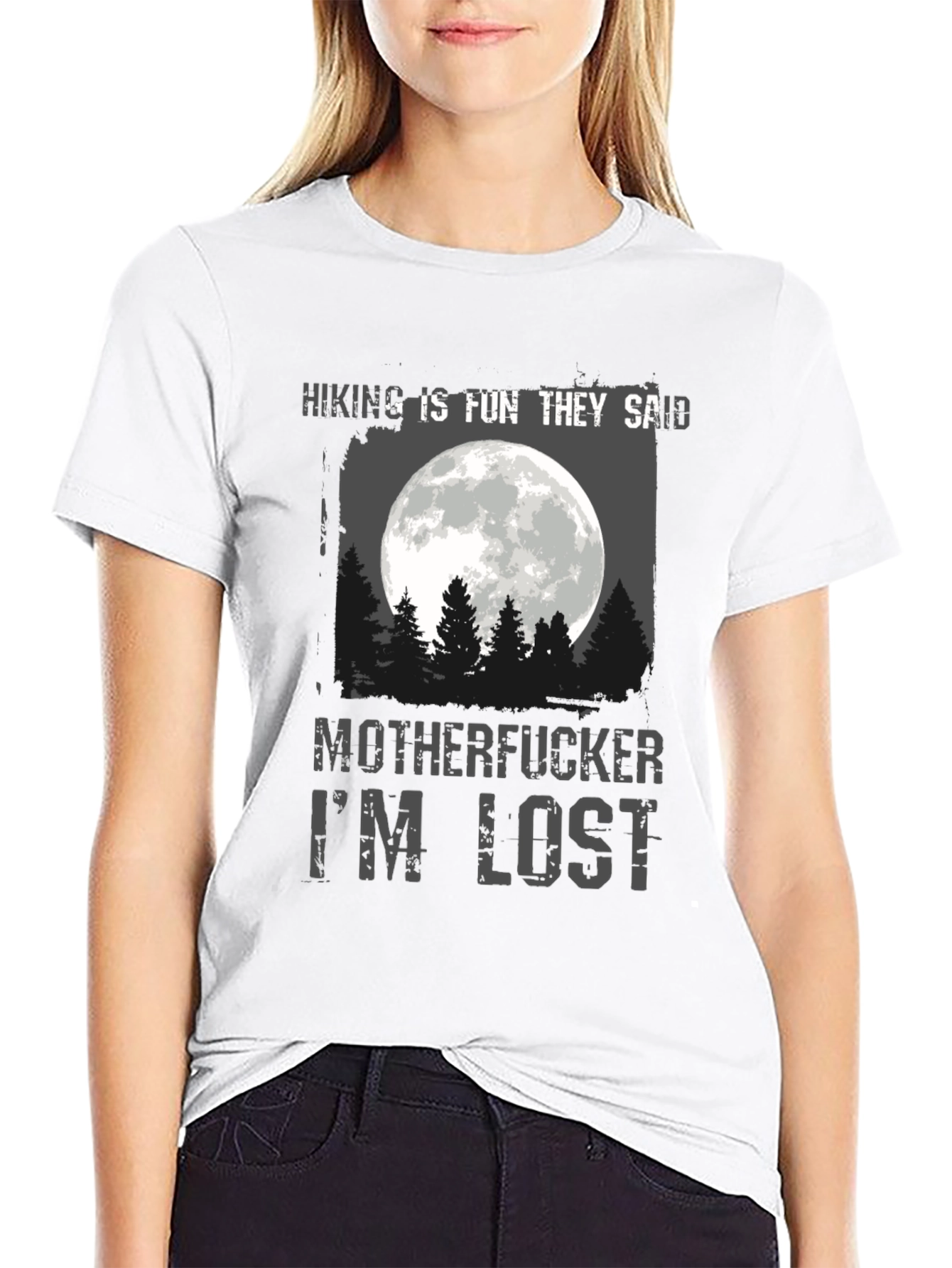 Hiking Is Fun T-Shirt - Humor Tee