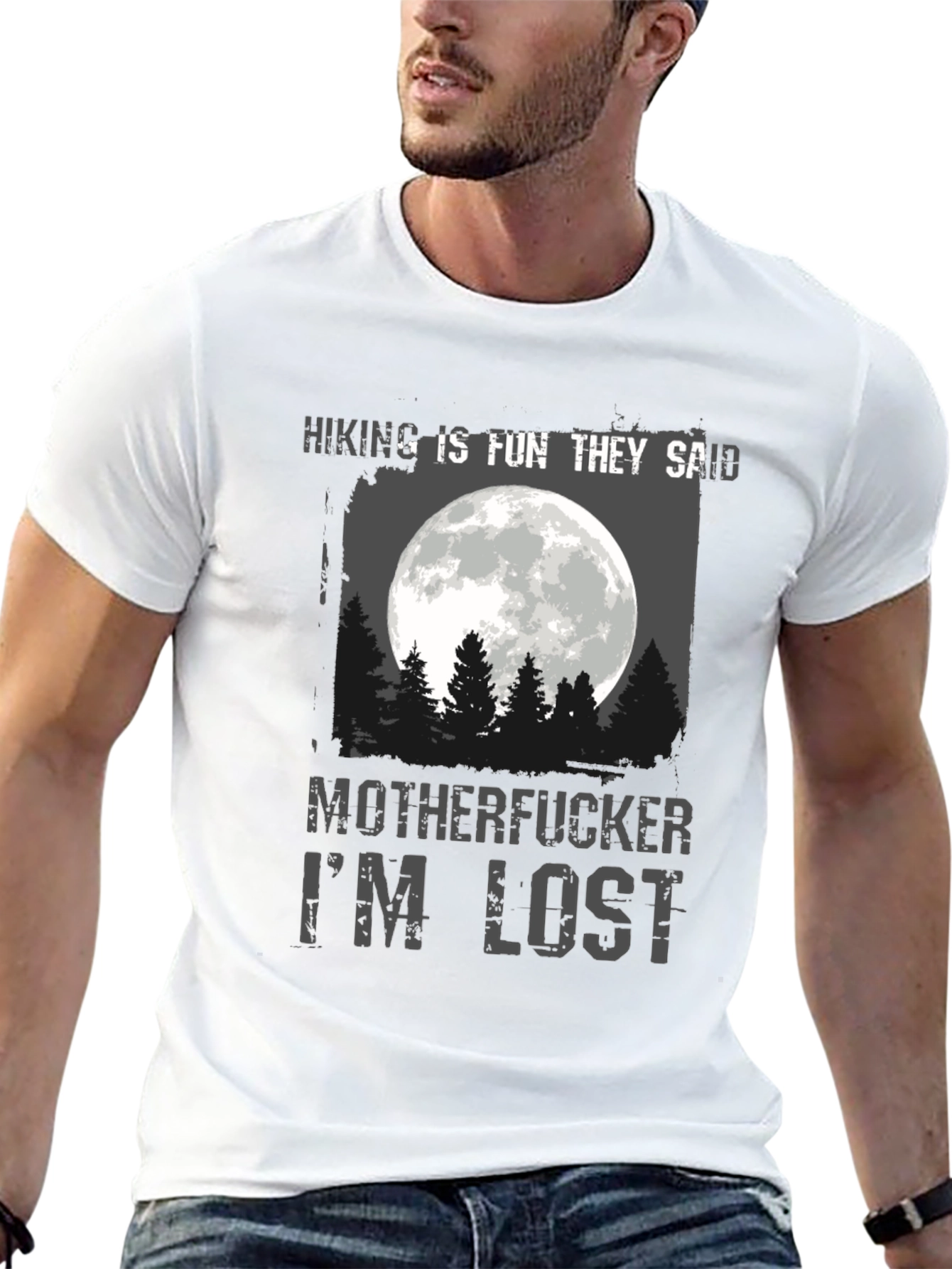 Hiking Is Fun T-Shirt - Humor Tee