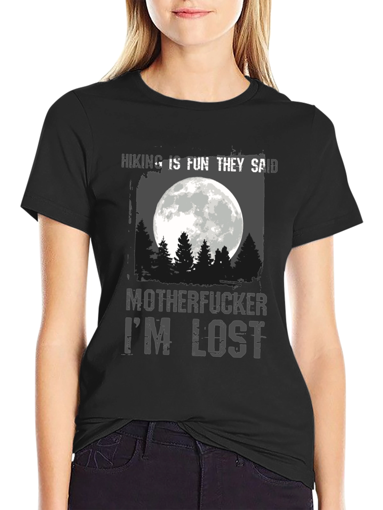 Hiking Is Fun T-Shirt - Humor Tee