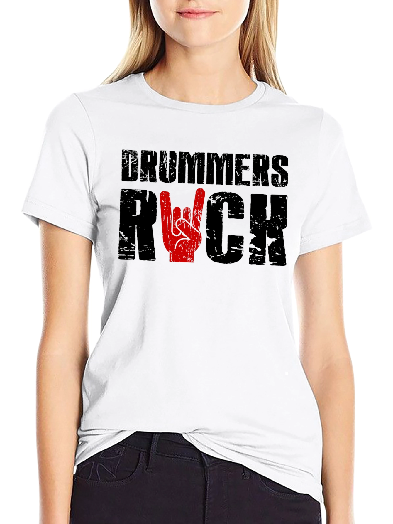 Drummers Rock T-Shirt - Music Lover Tee