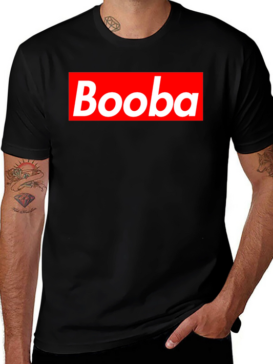 Booba Red Box Logo Black T-Shirt