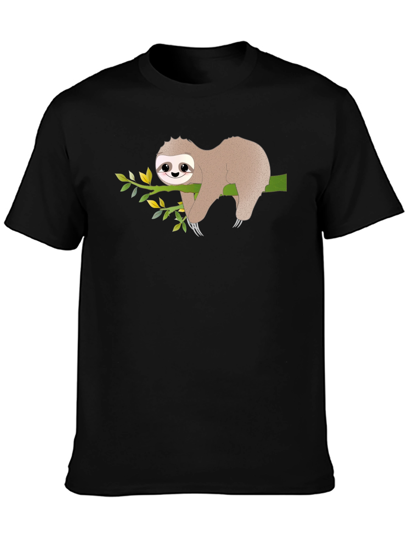 Sloth on Branch Graphic T-Shirt