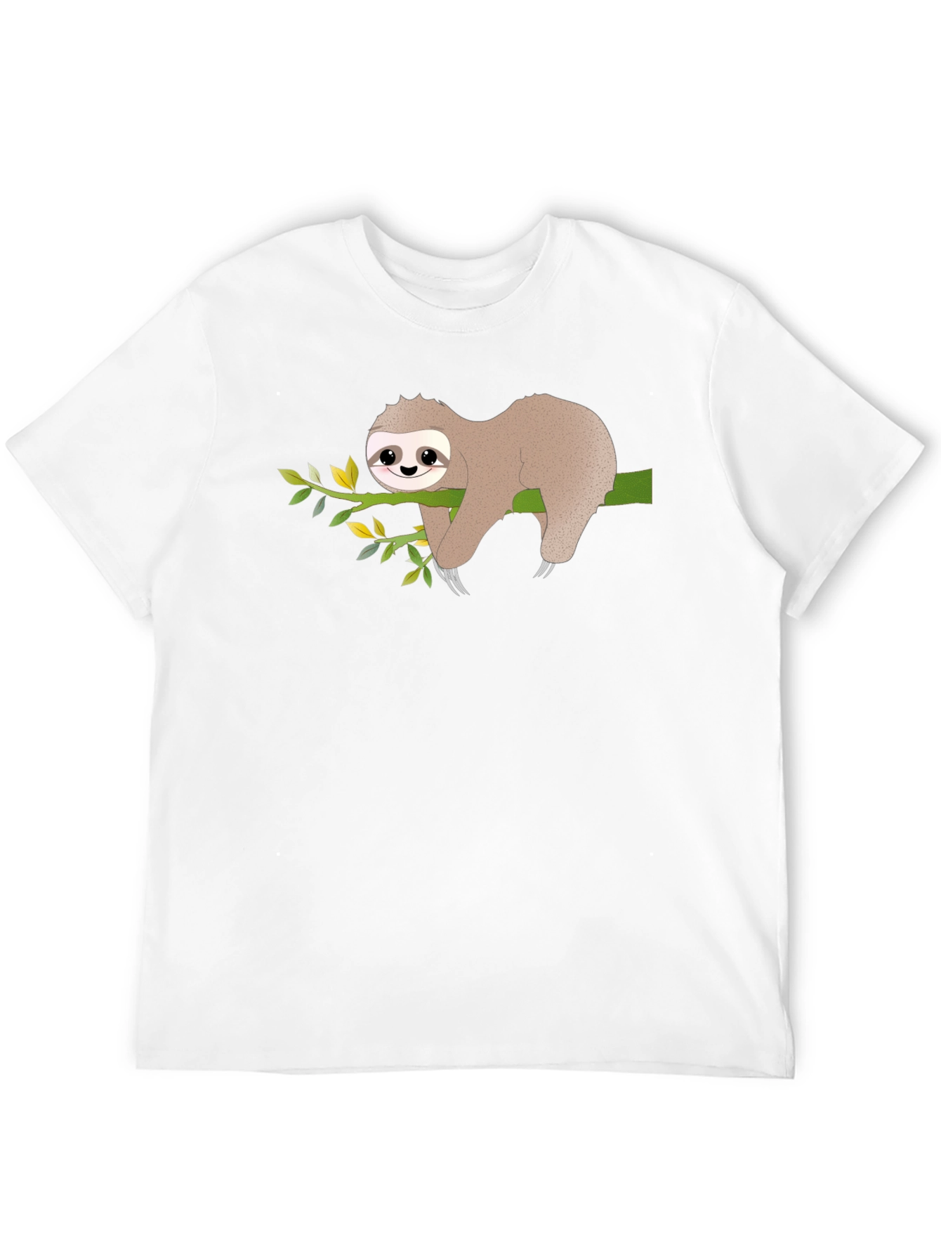 Sloth on Branch Graphic T-Shirt