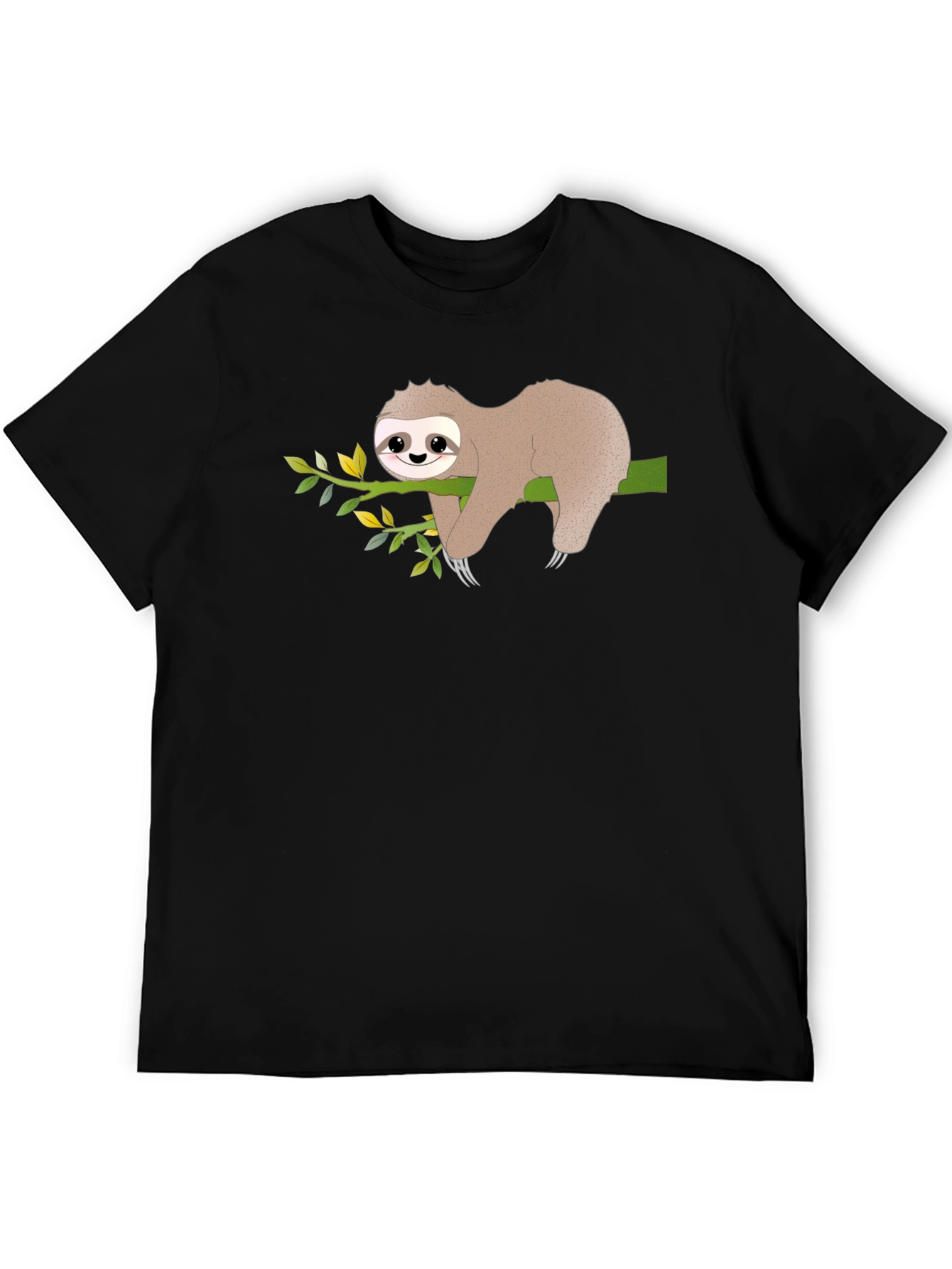 Sloth on Branch Graphic T-Shirt