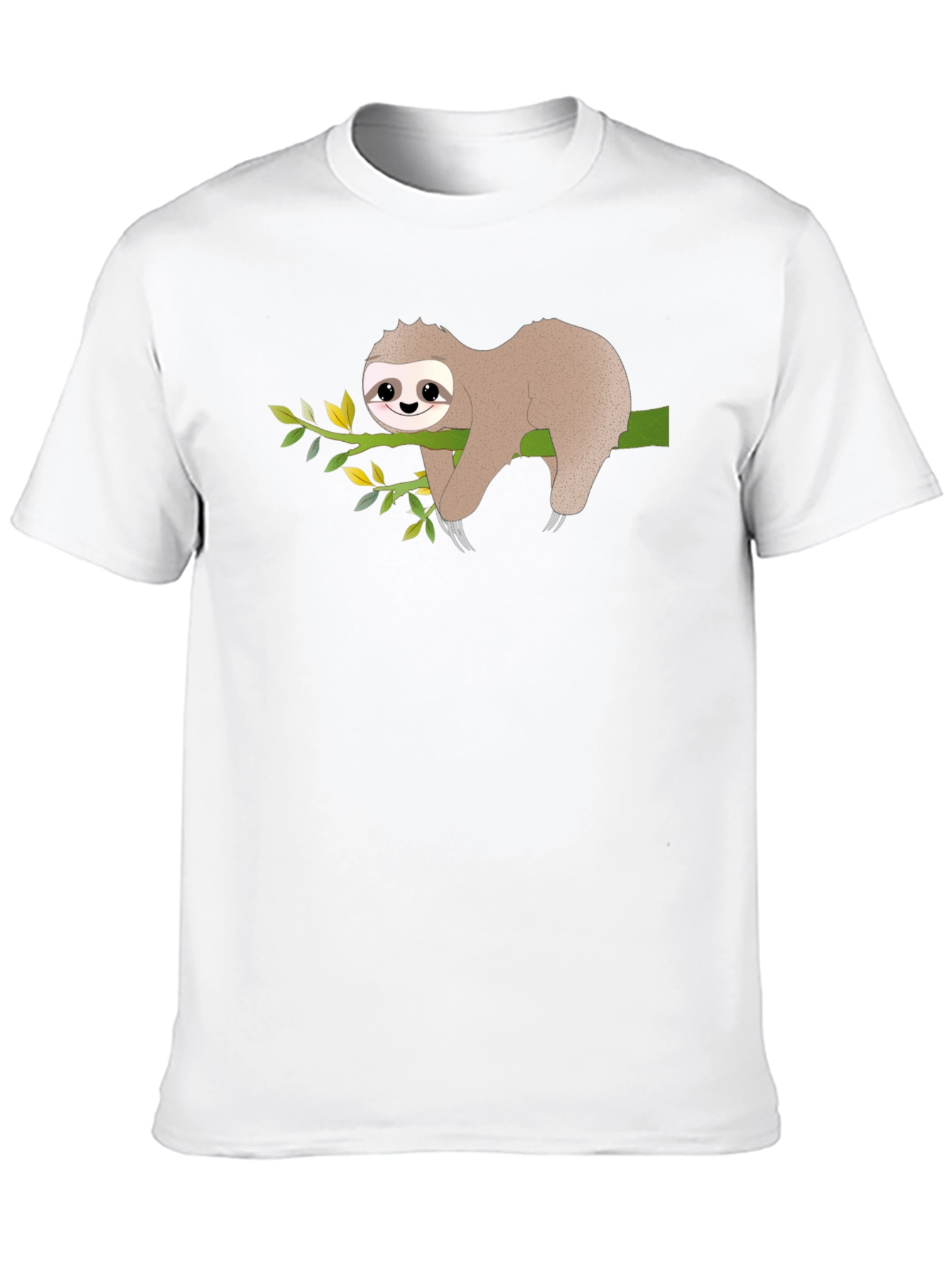 Sloth on Branch Graphic T-Shirt