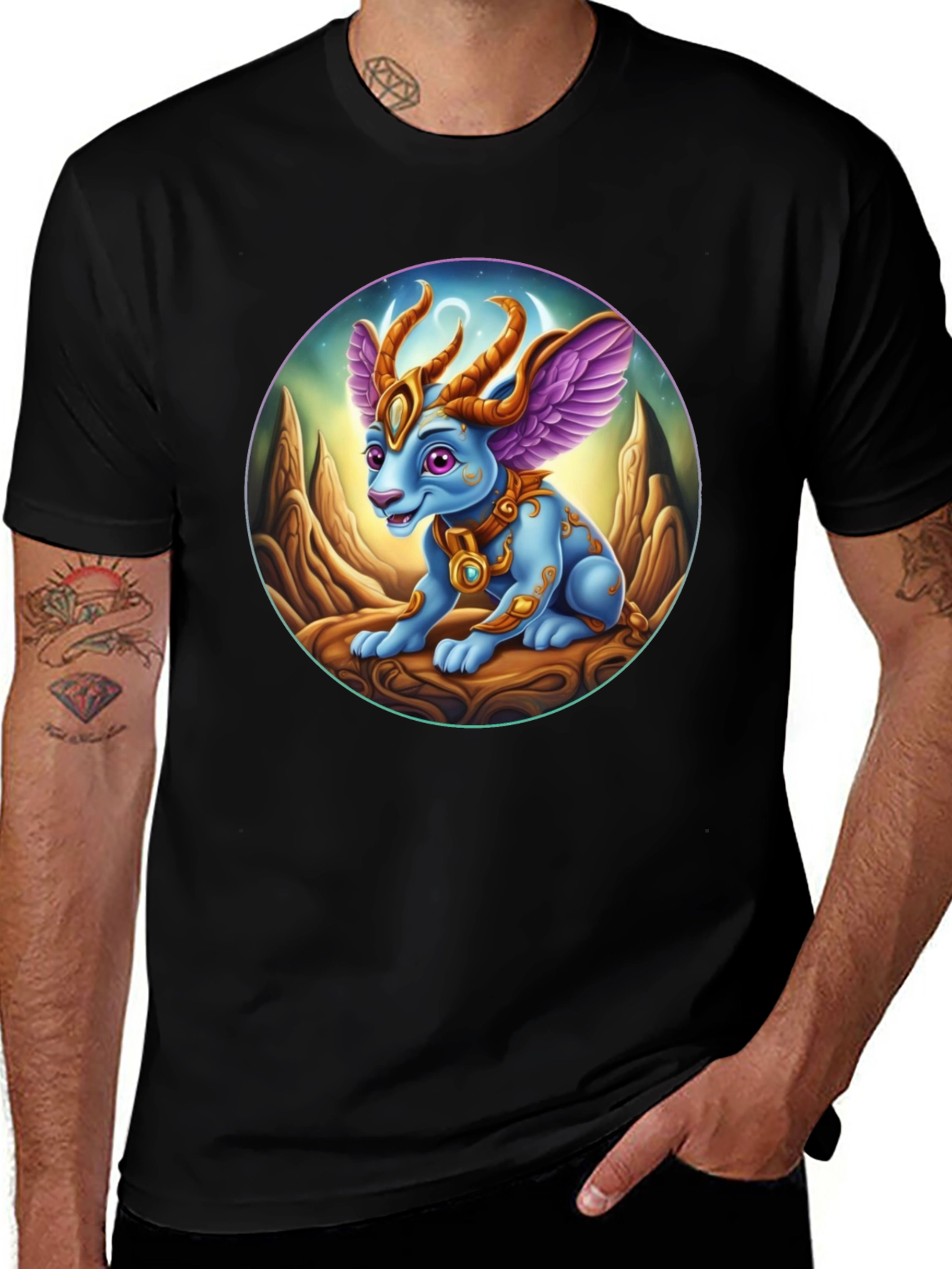 Fantasy Dragon T-Shirt - Unique Graphic Tee