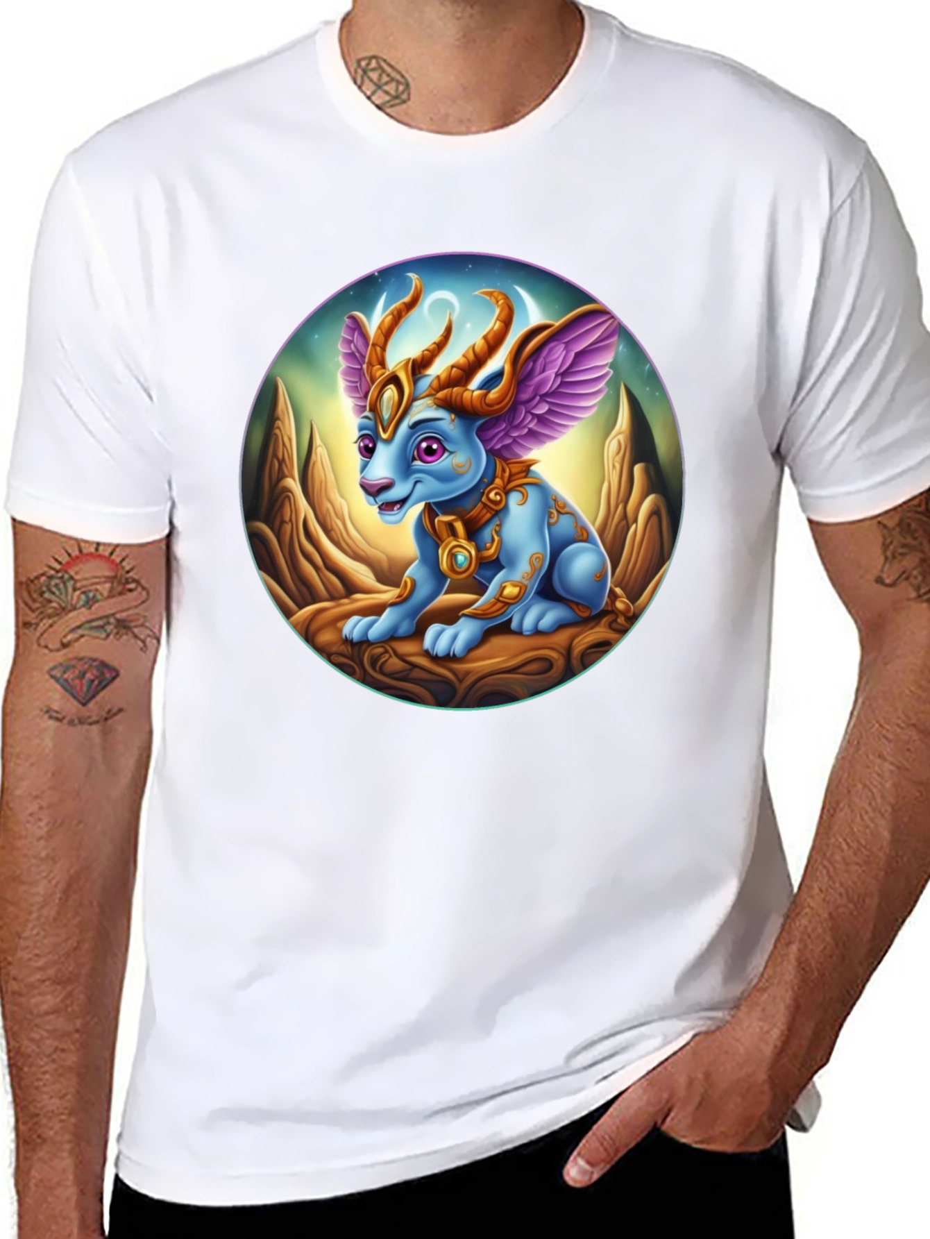Fantasy Dragon T-Shirt - Unique Graphic Tee