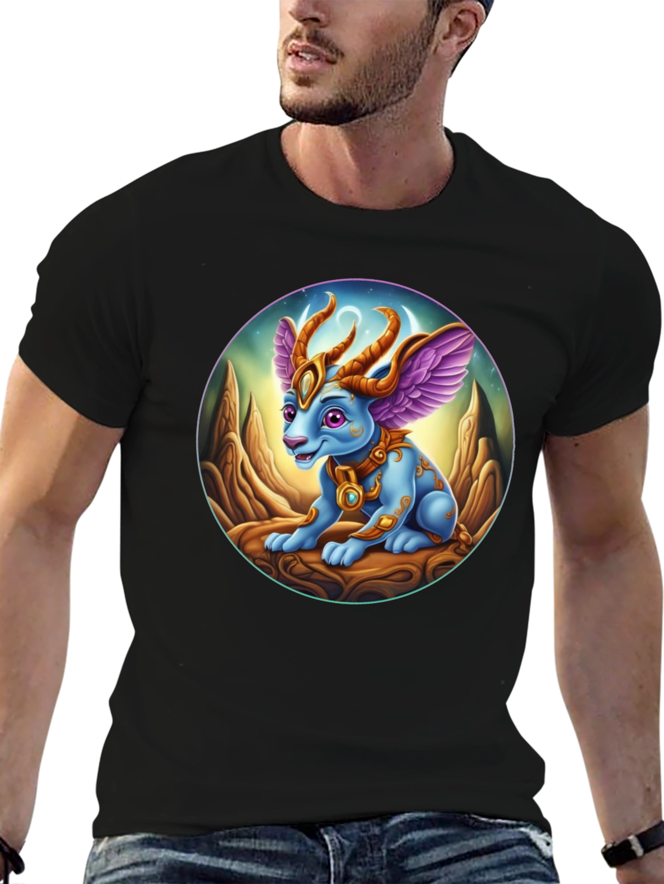 Fantasy Dragon T-Shirt - Unique Graphic Tee