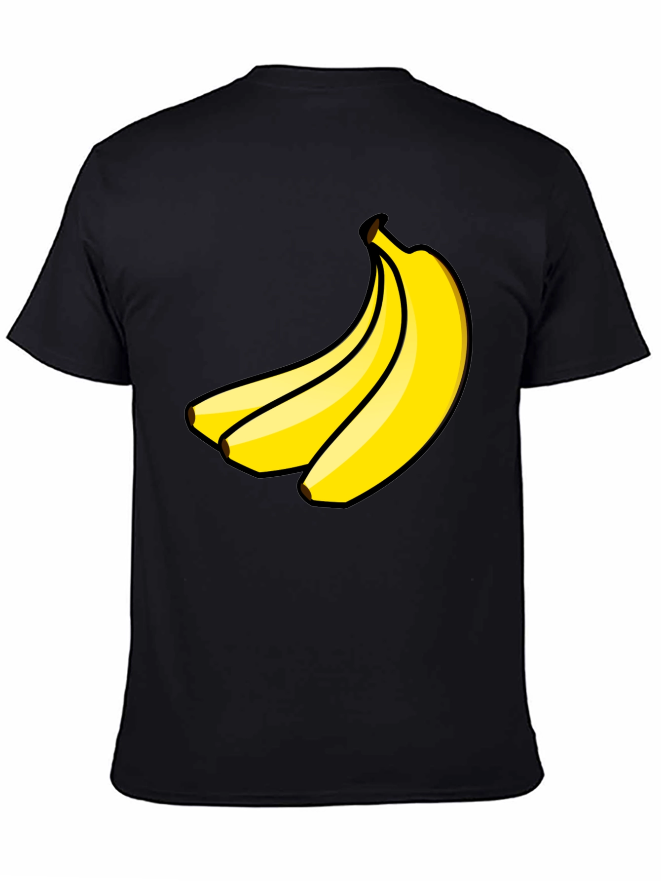 Banana Graphic Black T-Shirt - Fun & Quirky!