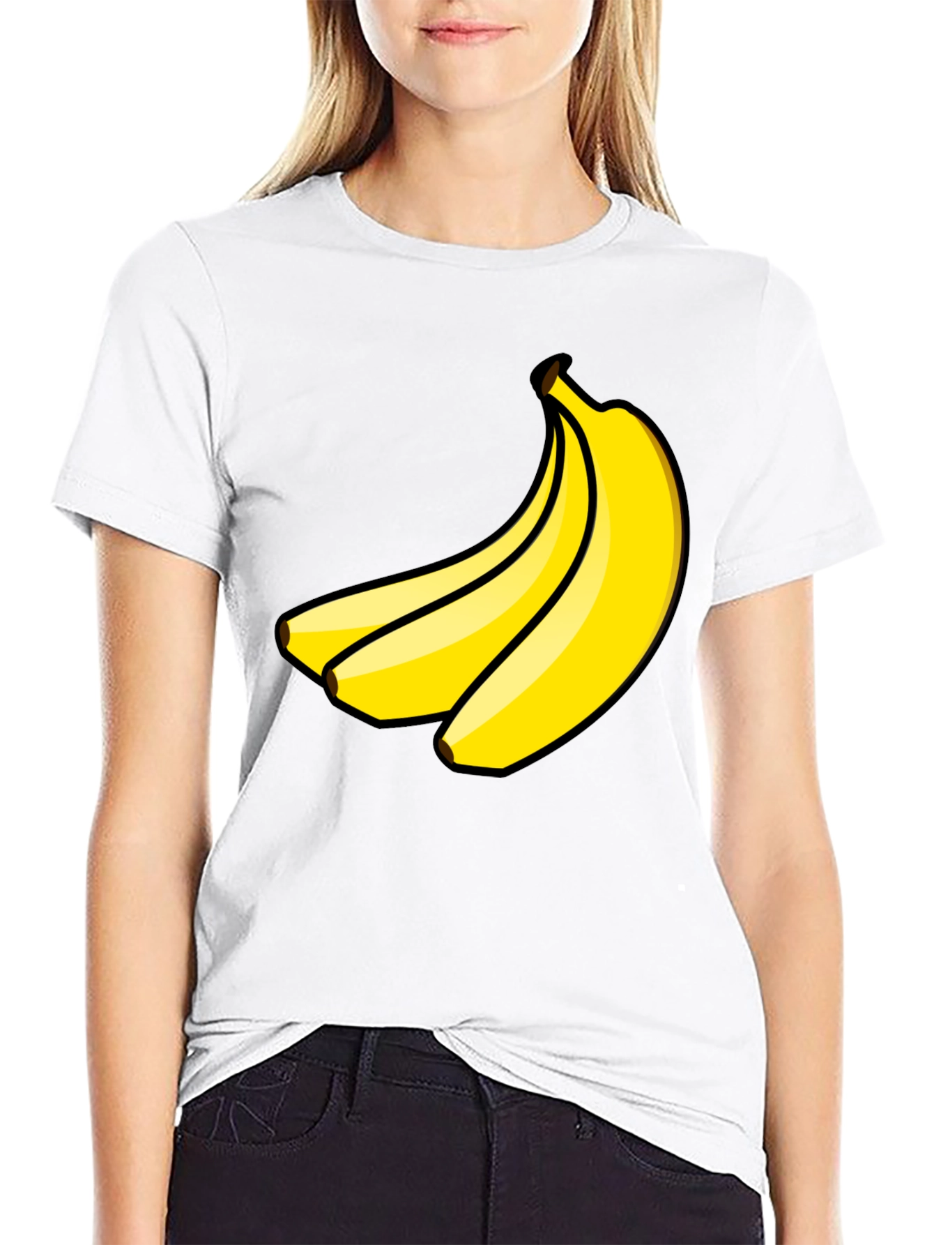 Banana Graphic Black T-Shirt - Fun & Quirky!
