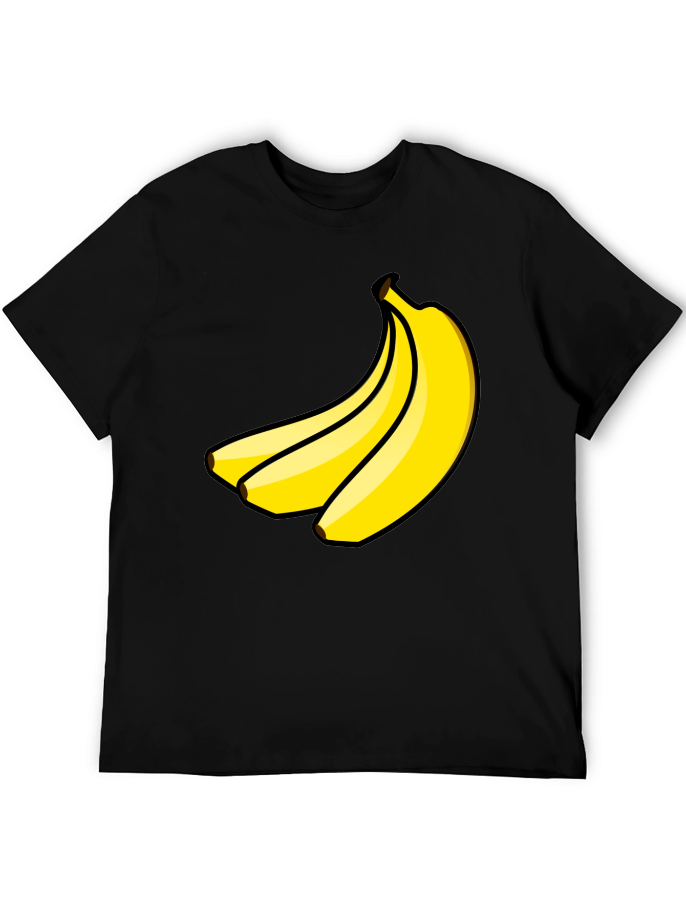 Banana Graphic Black T-Shirt - Fun & Quirky!
