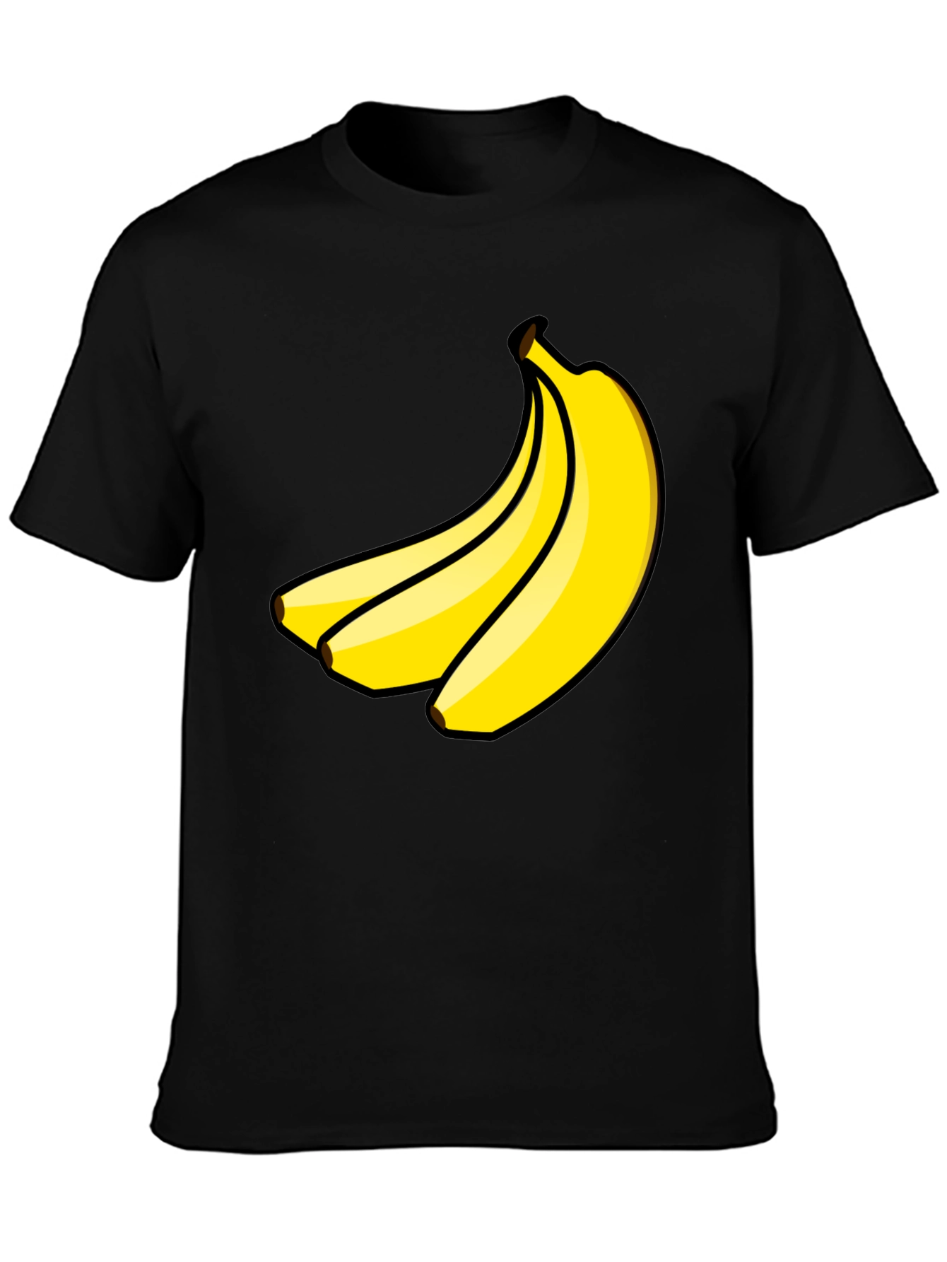 Banana Graphic Black T-Shirt - Fun & Quirky!