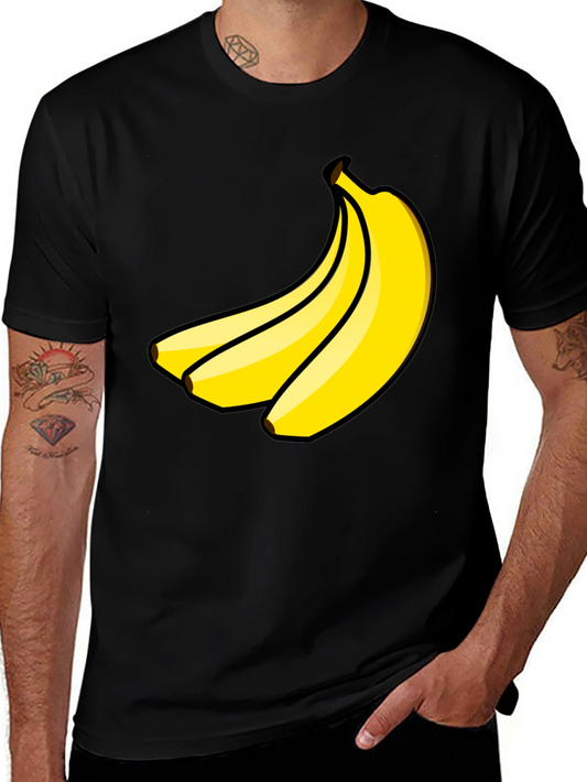 Banana Graphic Black T-Shirt - Fun & Quirky!