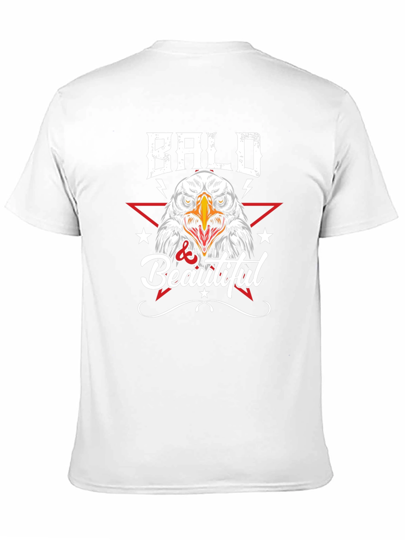 Bald & Beautiful Eagle Graphic T-Shirt