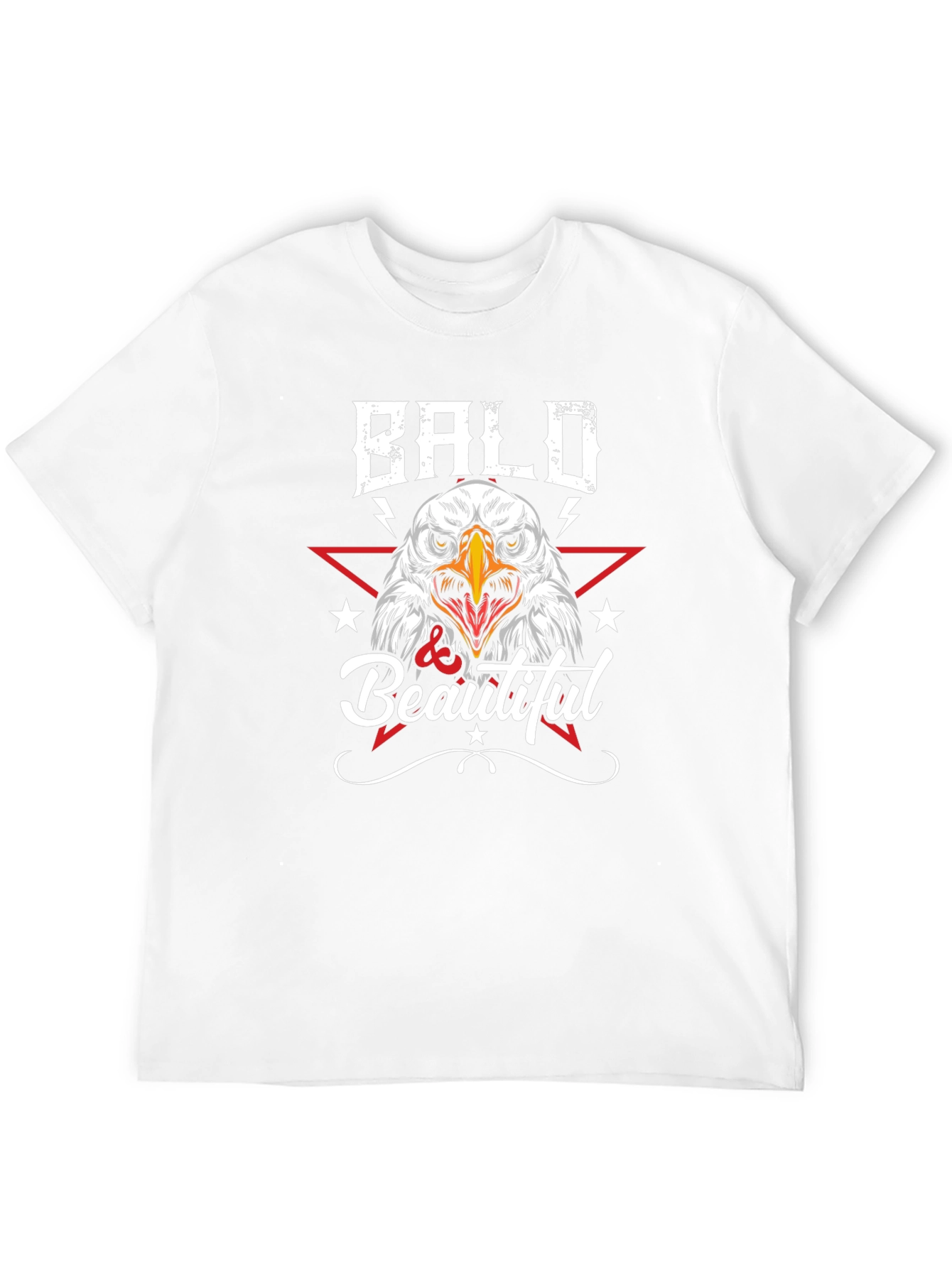 Bald & Beautiful Eagle Graphic T-Shirt