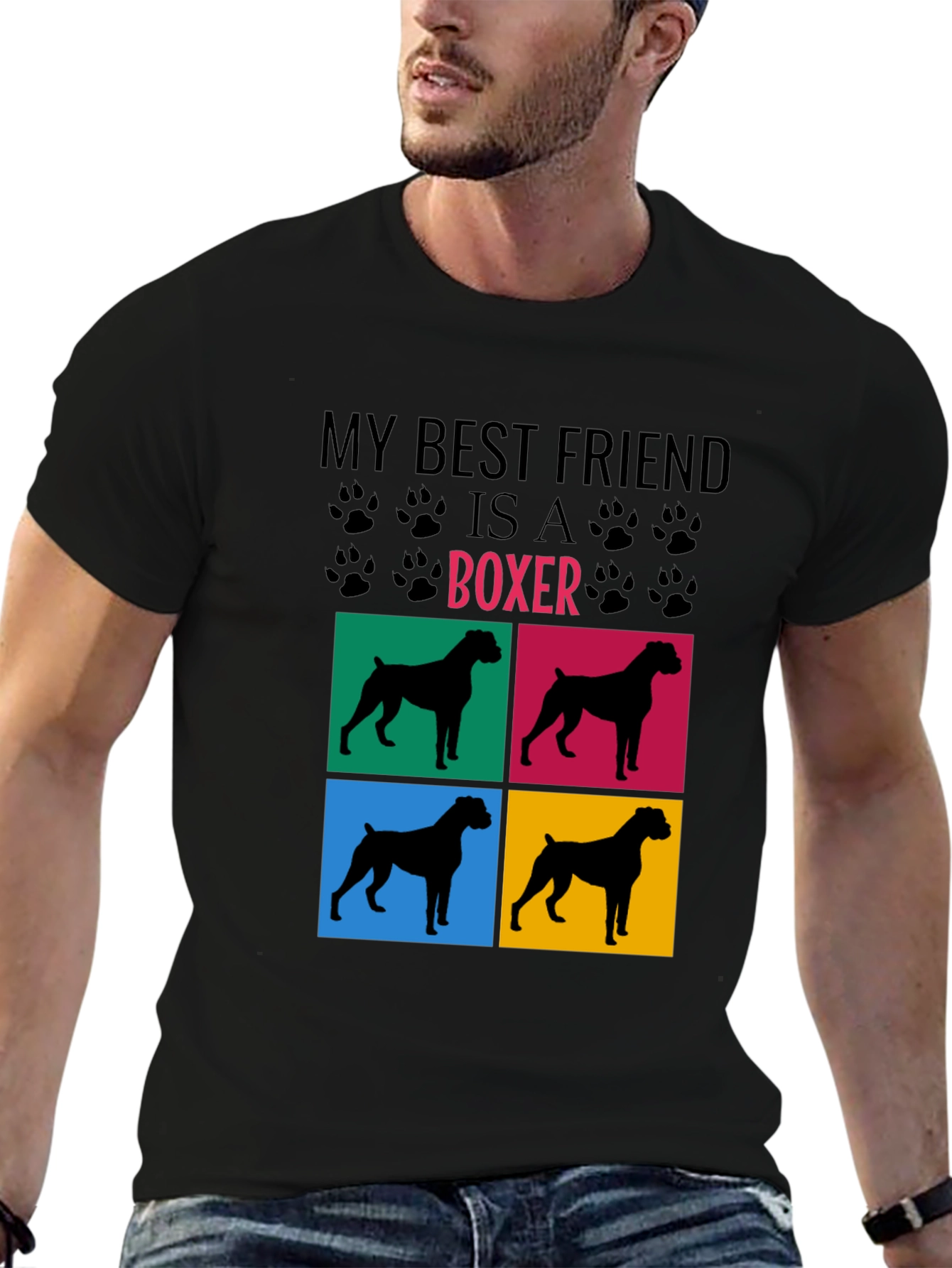 Boxer Dog Lover T-Shirt - My Best Friend