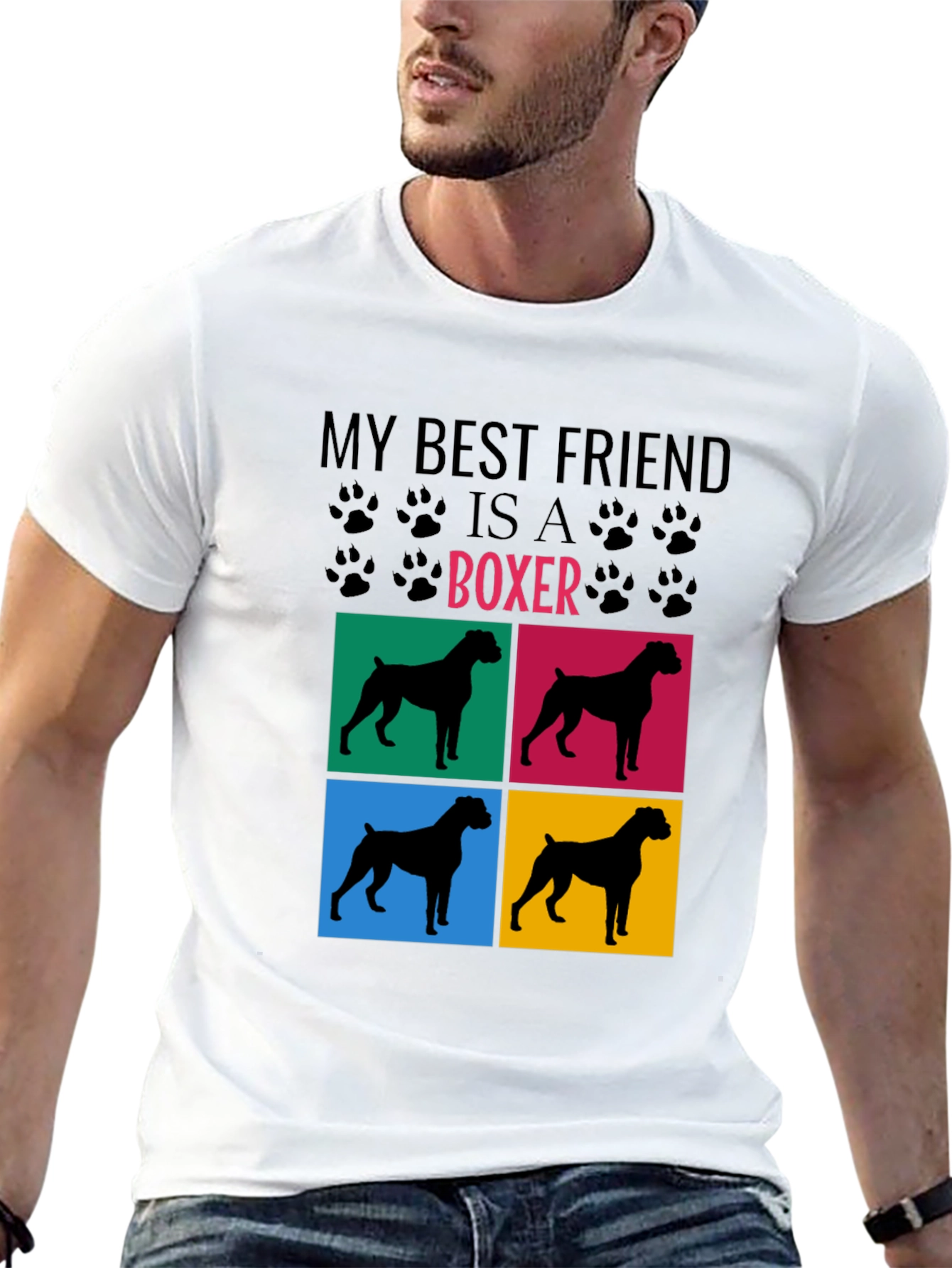 Boxer Dog Lover T-Shirt - My Best Friend