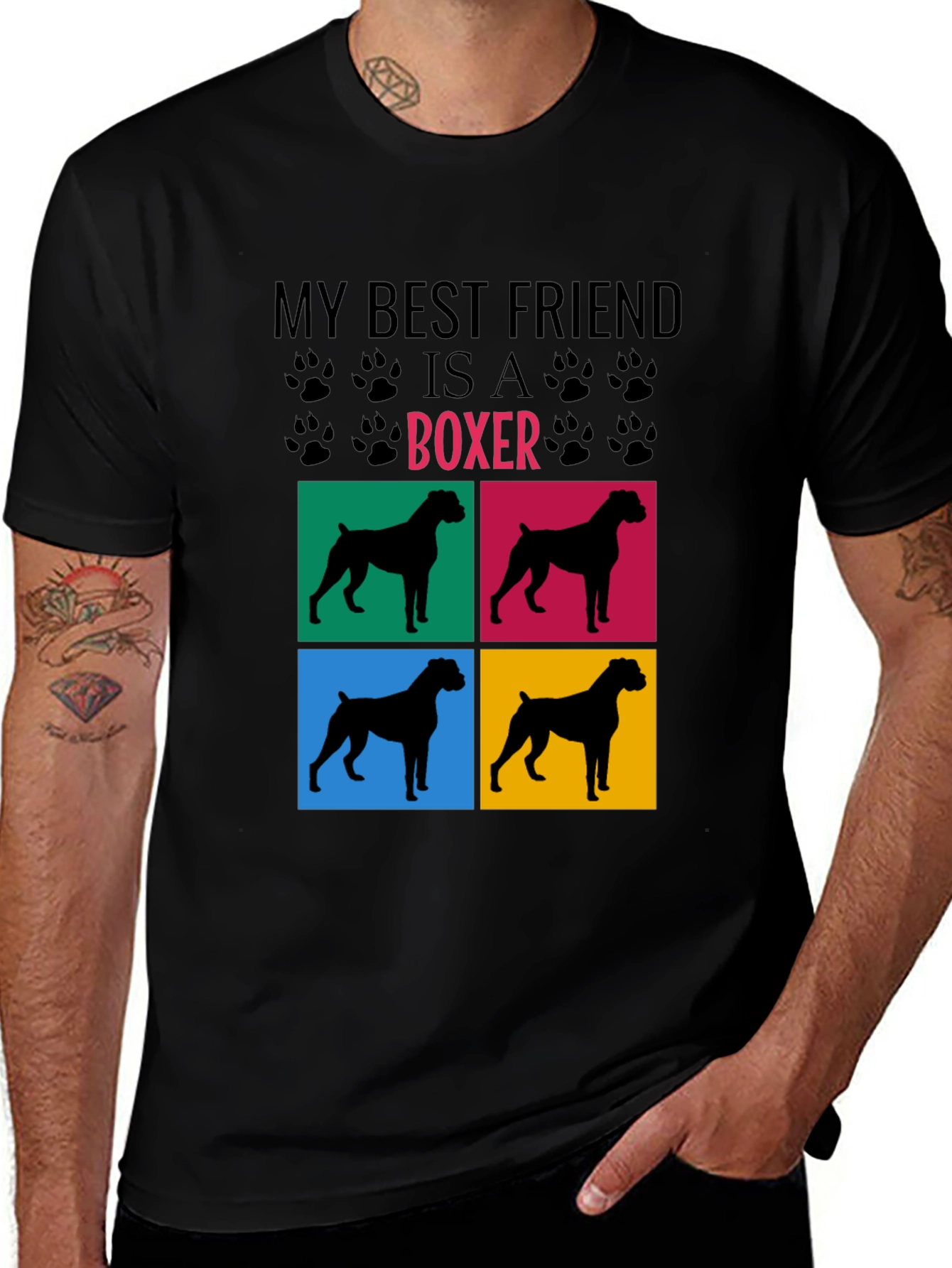 Boxer Dog Lover T-Shirt - My Best Friend