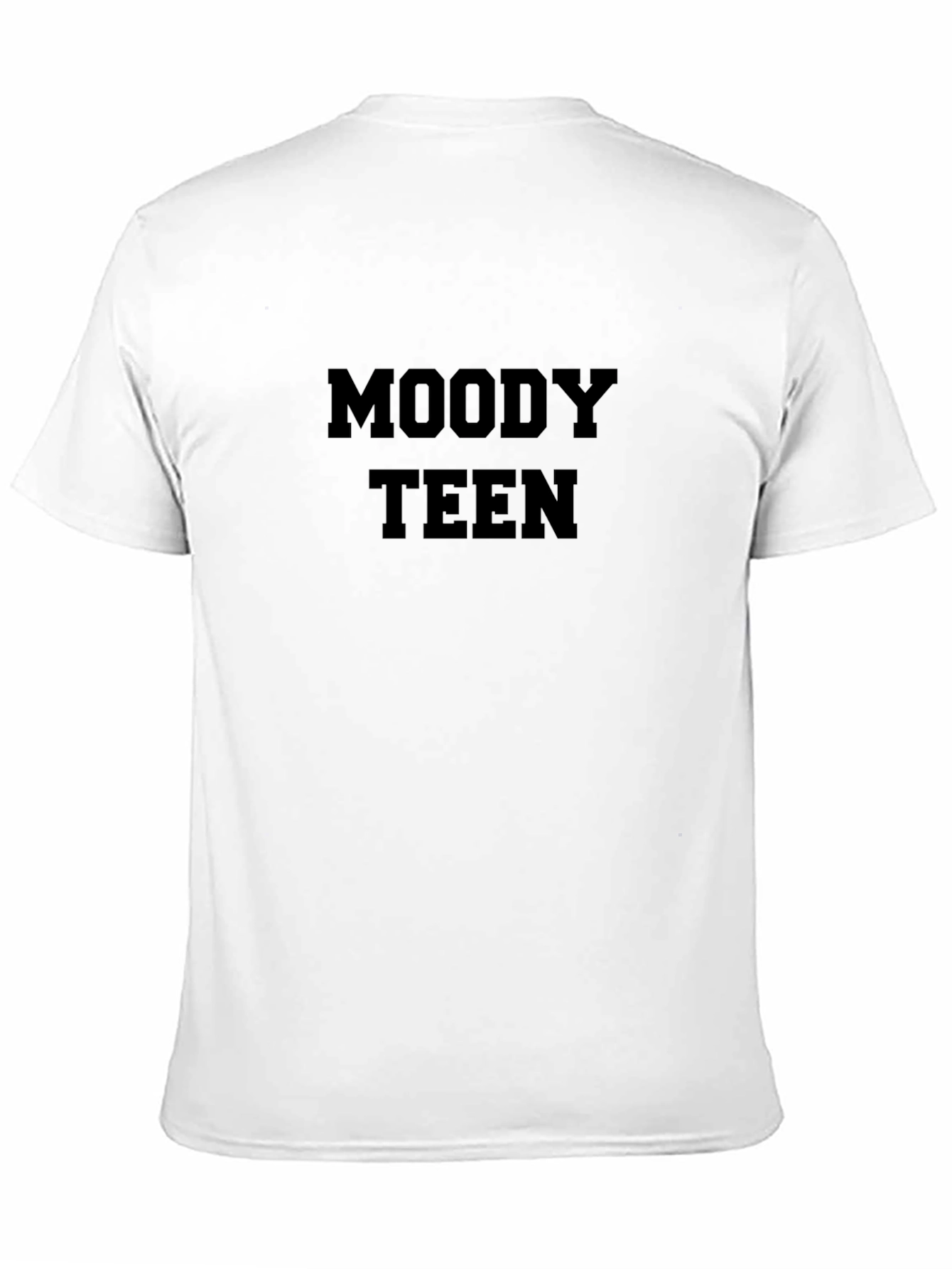 Moody Teen Black Graphic Tee