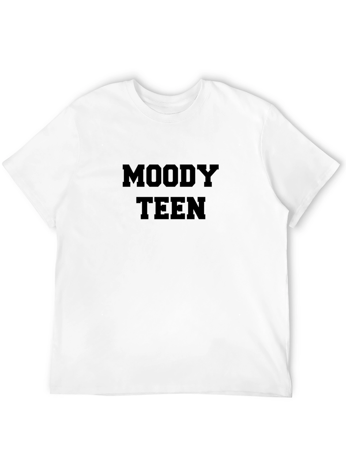 Moody Teen Black Graphic Tee