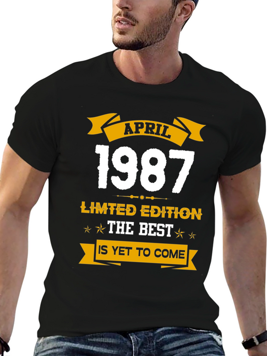April 1987 Limited Edition Graphic T-Shirt