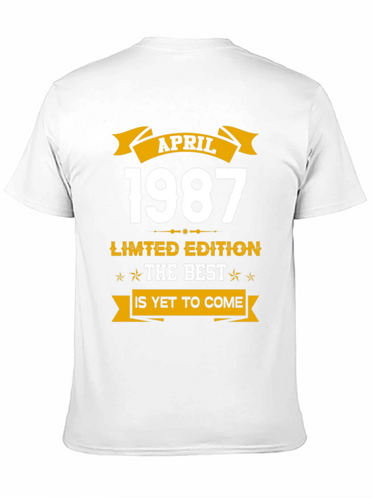 April 1987 Limited Edition Graphic T-Shirt