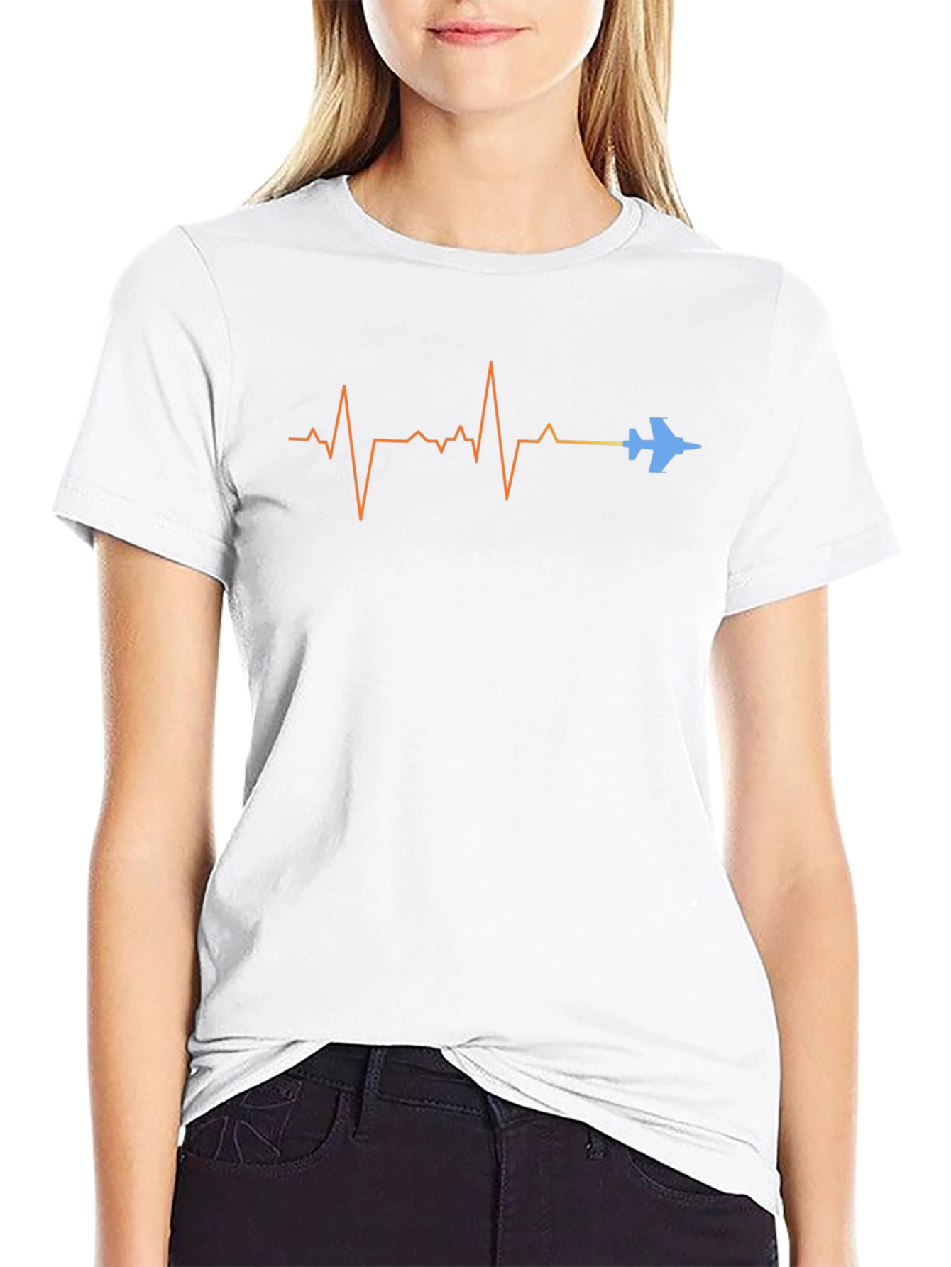 Pilots Heartbeat Tee - Aviation T-Shirt
