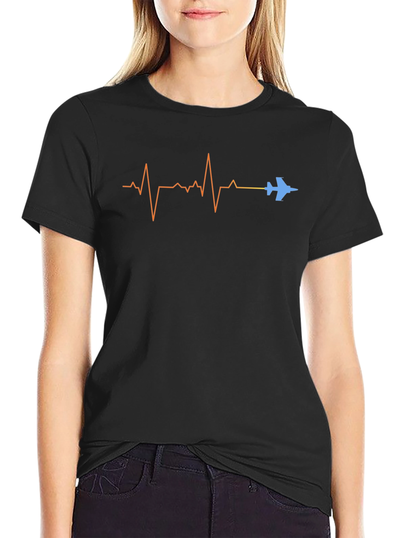 Pilots Heartbeat Tee - Aviation T-Shirt