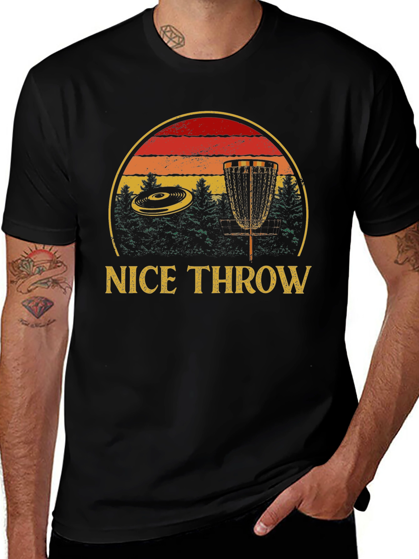 Nice Throw Disc Golf T-Shirt